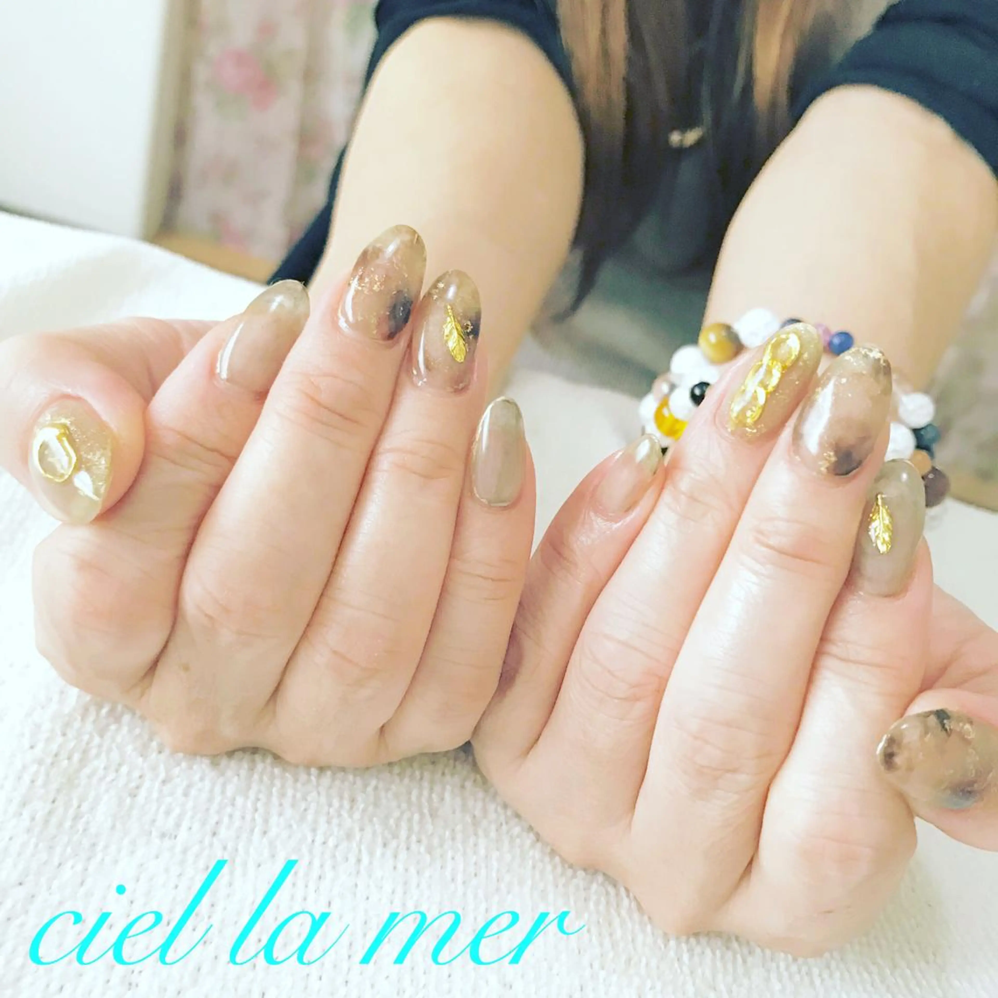 ネイル ハンドネイル フットネイル ciel la merのネイルデザイン