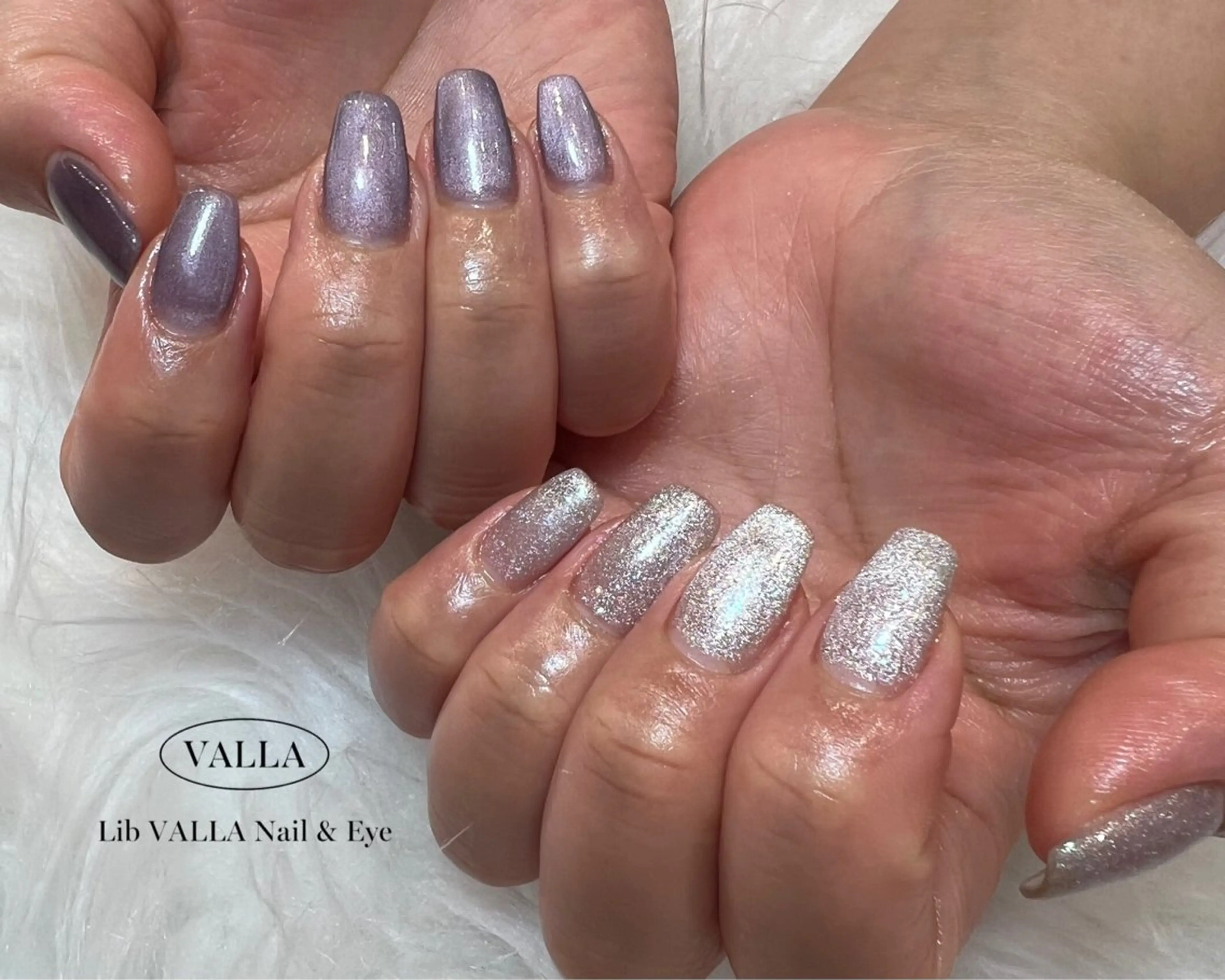 ネイル マグネットネイル LIB VALLA haruka🎀🫧のネイルデザイン