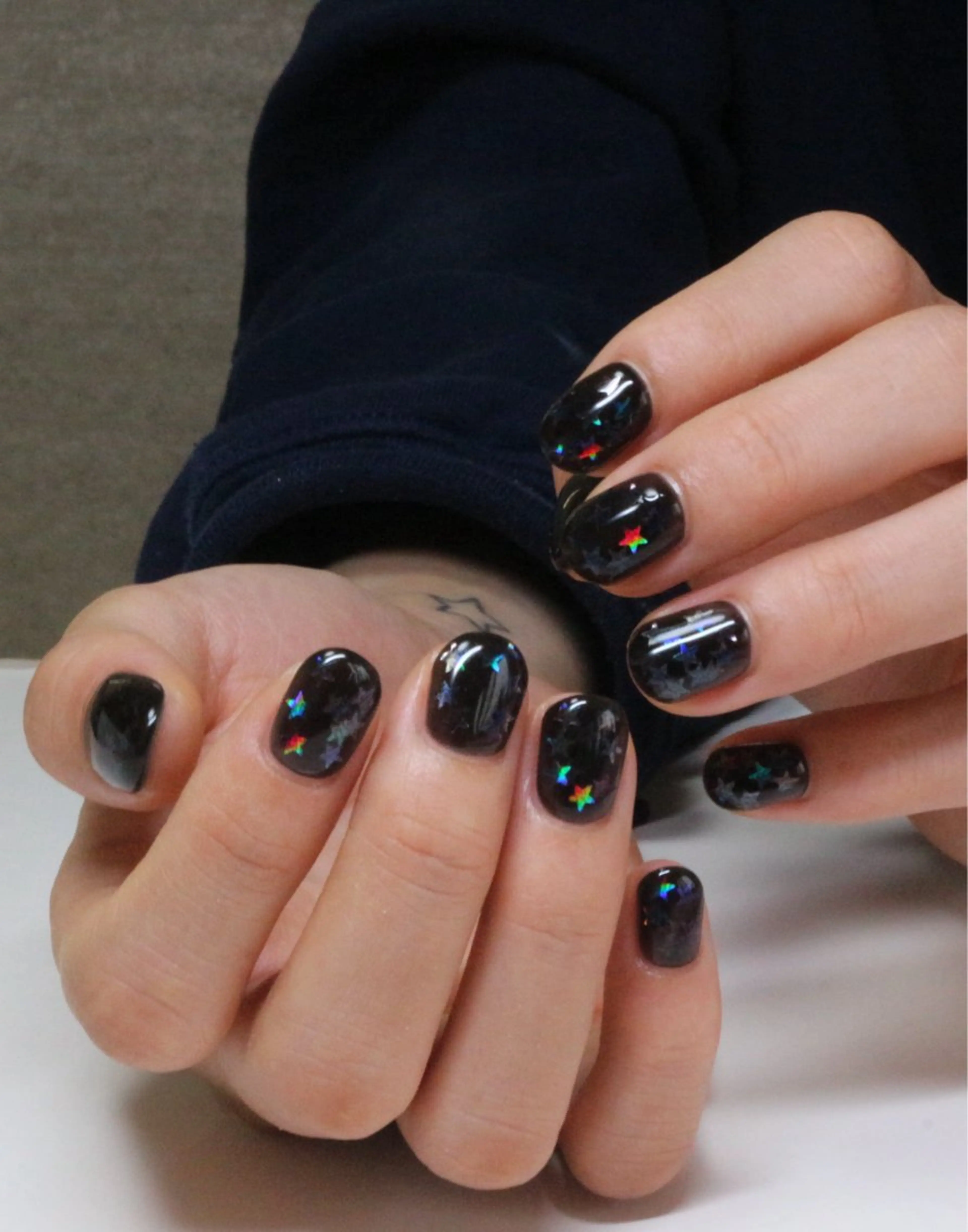 ネイル ホログラムネイル ハンドネイル Baku Nailsのネイルデザイン