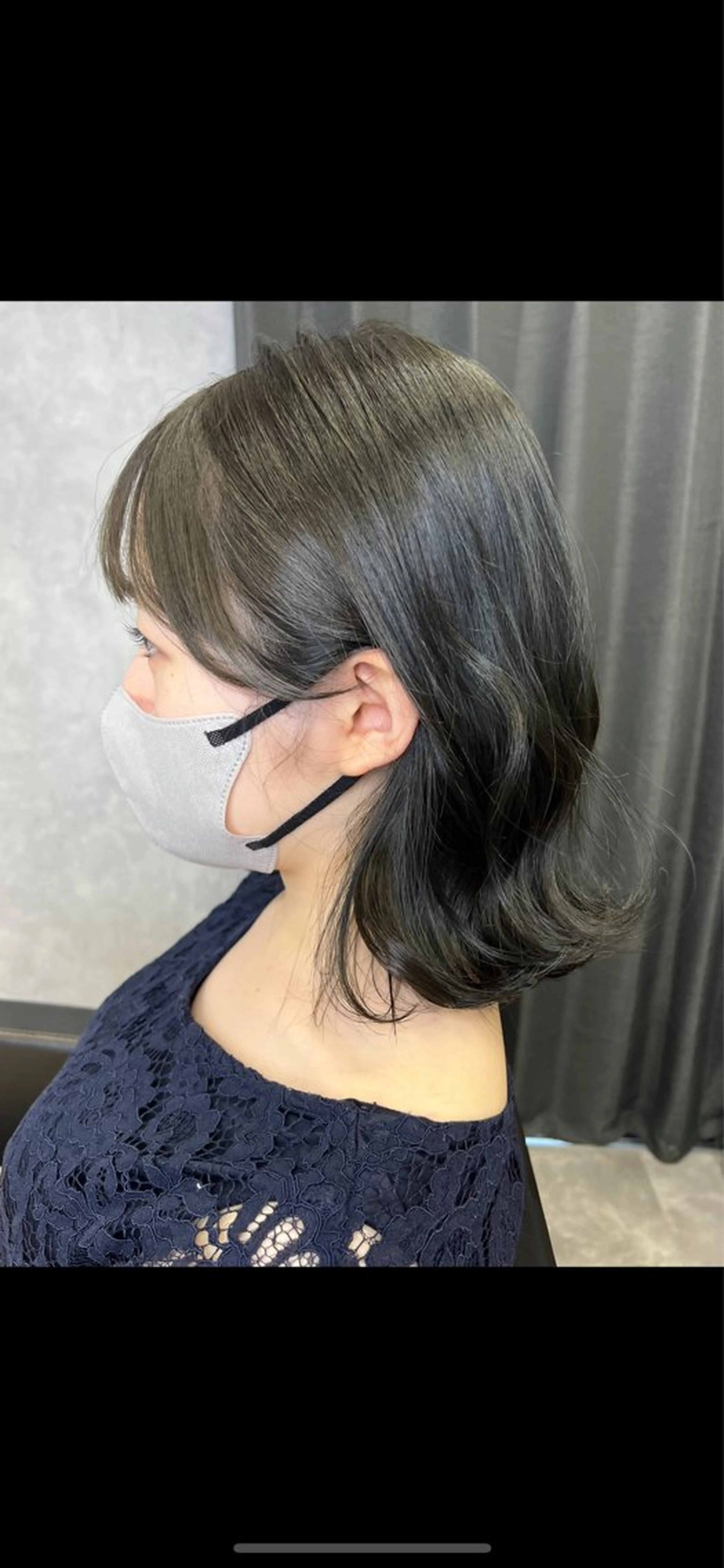 ロング カラー ヘアアレンジ GO TODAY SHAiRE SALON 心斎橋edel所属・顔まわりカット ベージュのヘアスタイル