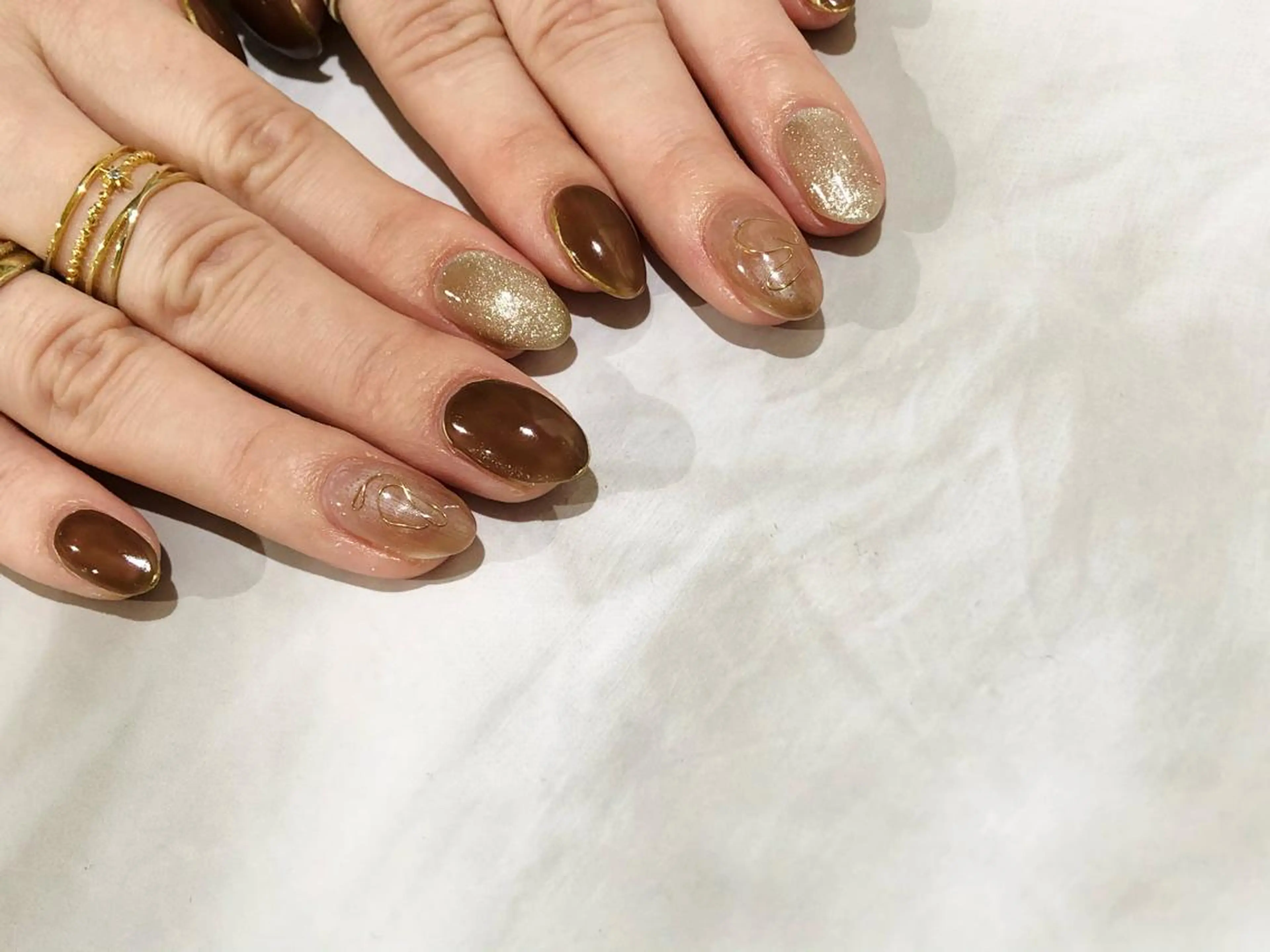 ネイル 舞田 苑香のネイルデザイン