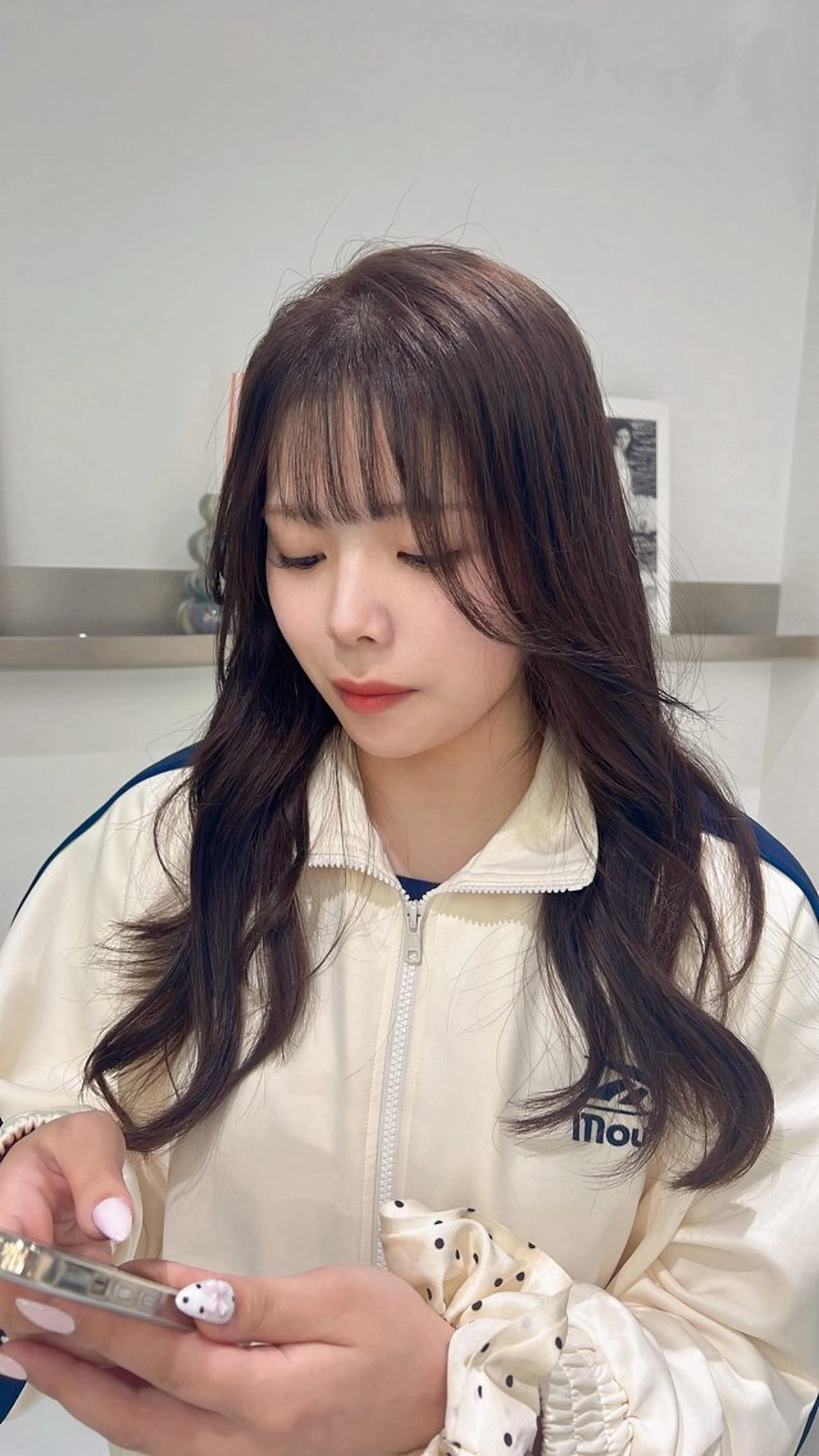 カラー ブラウンカラー ヘアカラー Risa／盛れる レイヤー／艶カラーのヘアスタイル