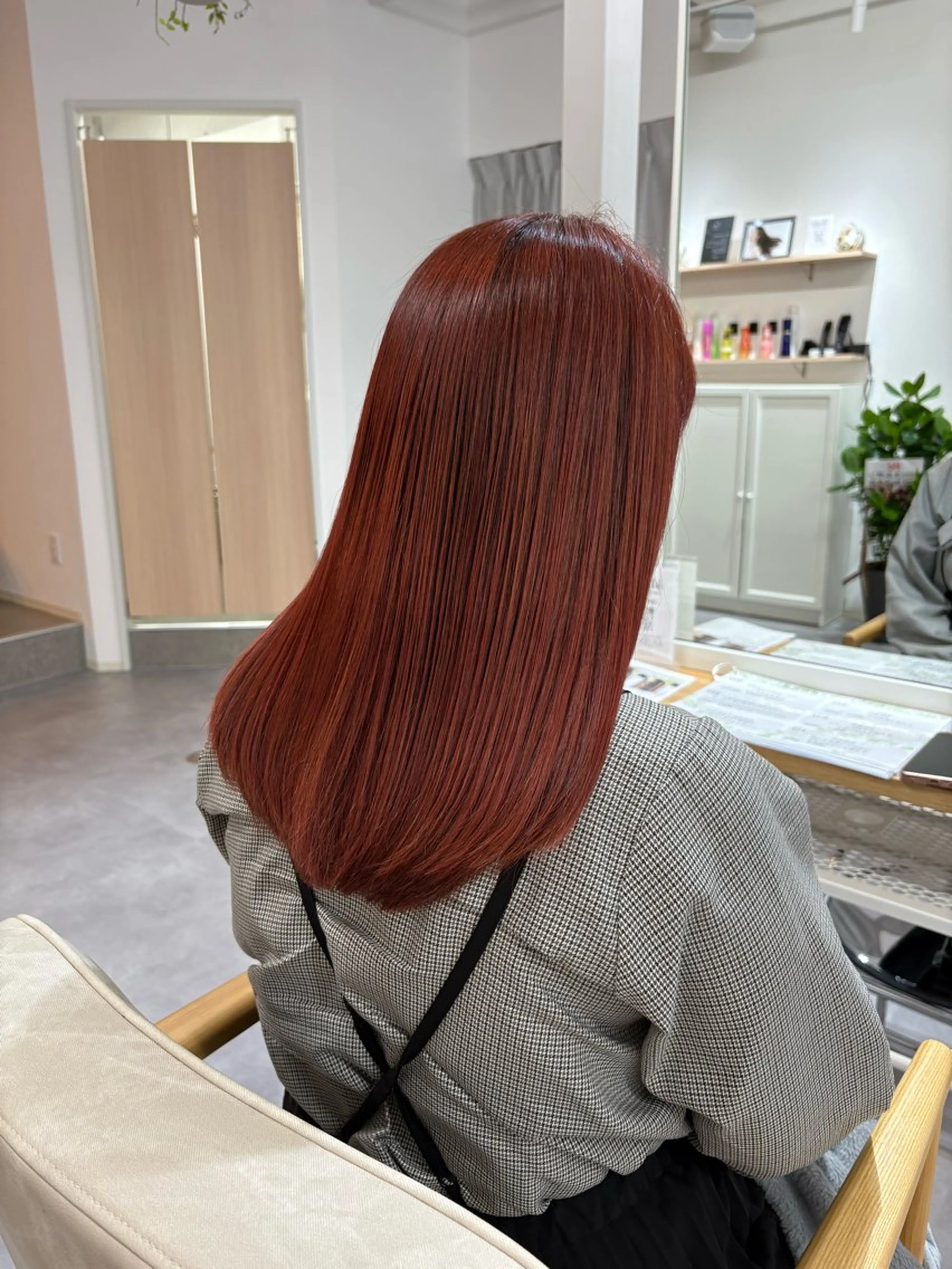 ロング カット ヘアカラー トリートメント 森田 亜海のヘアスタイル