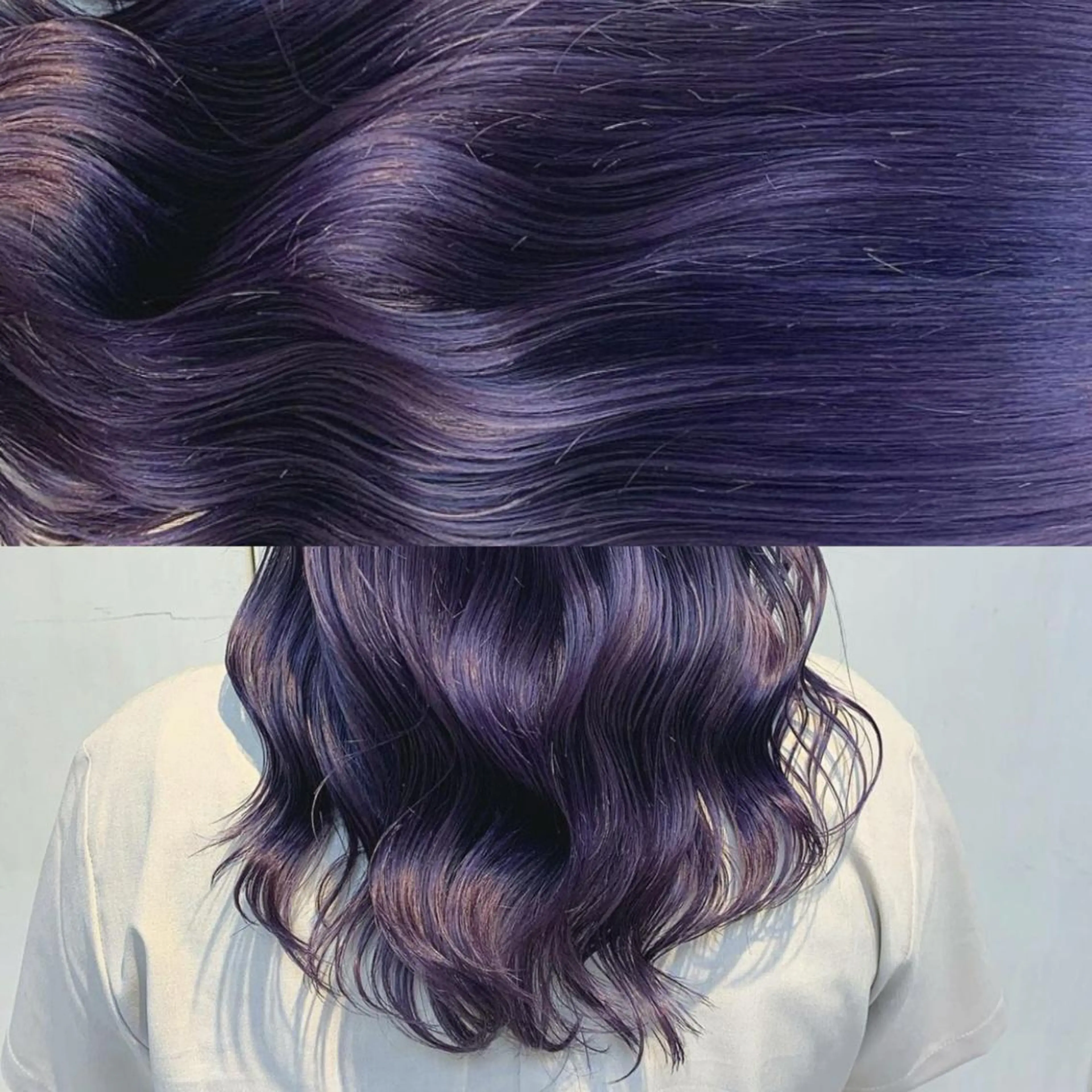 セミロング カラー ［銀座］淡色 ラベンダー🫧大村のヘアスタイル