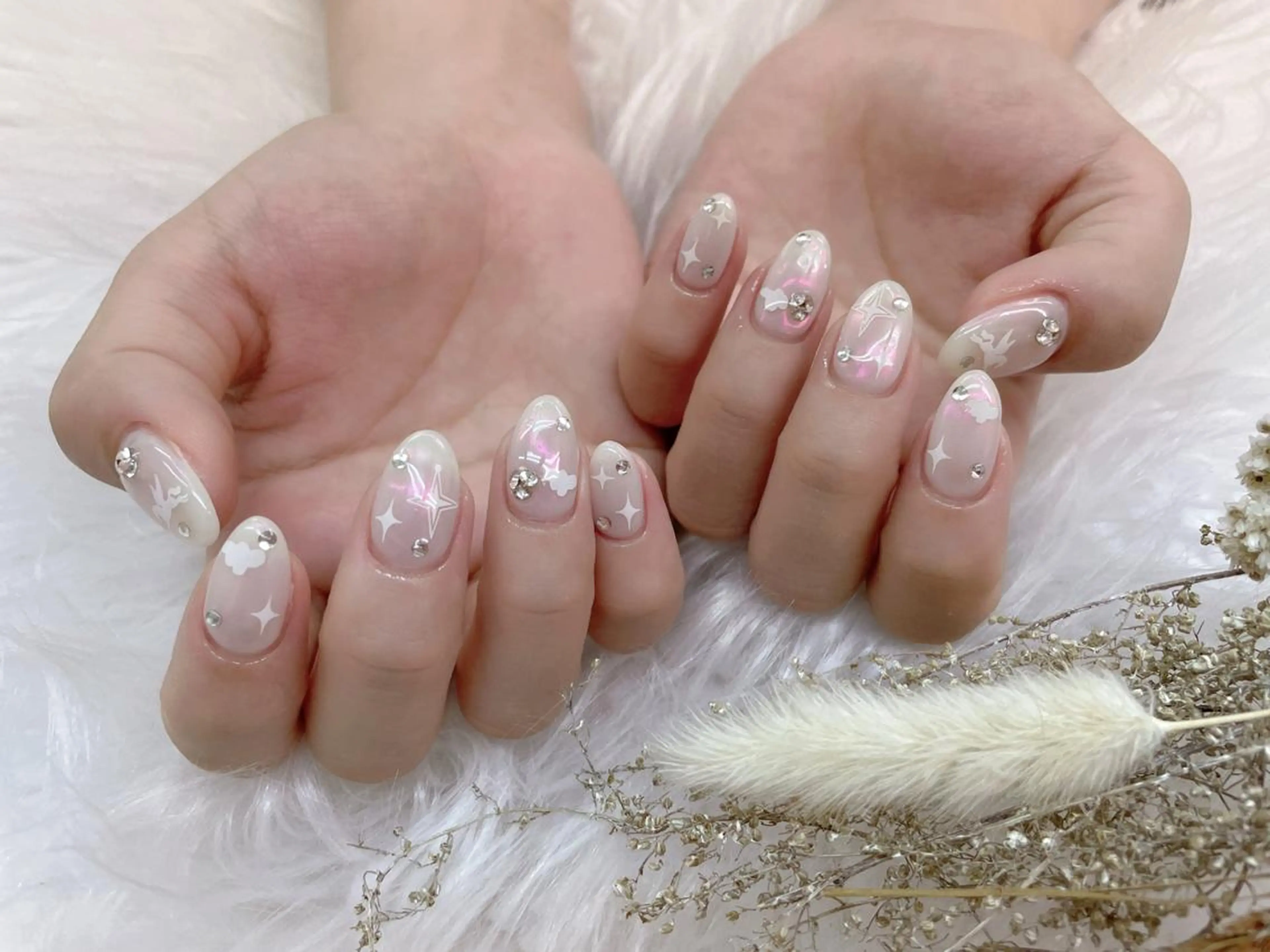 ネイル 🦋ネイルサロン ブラン🌈ゆりのネイルデザイン