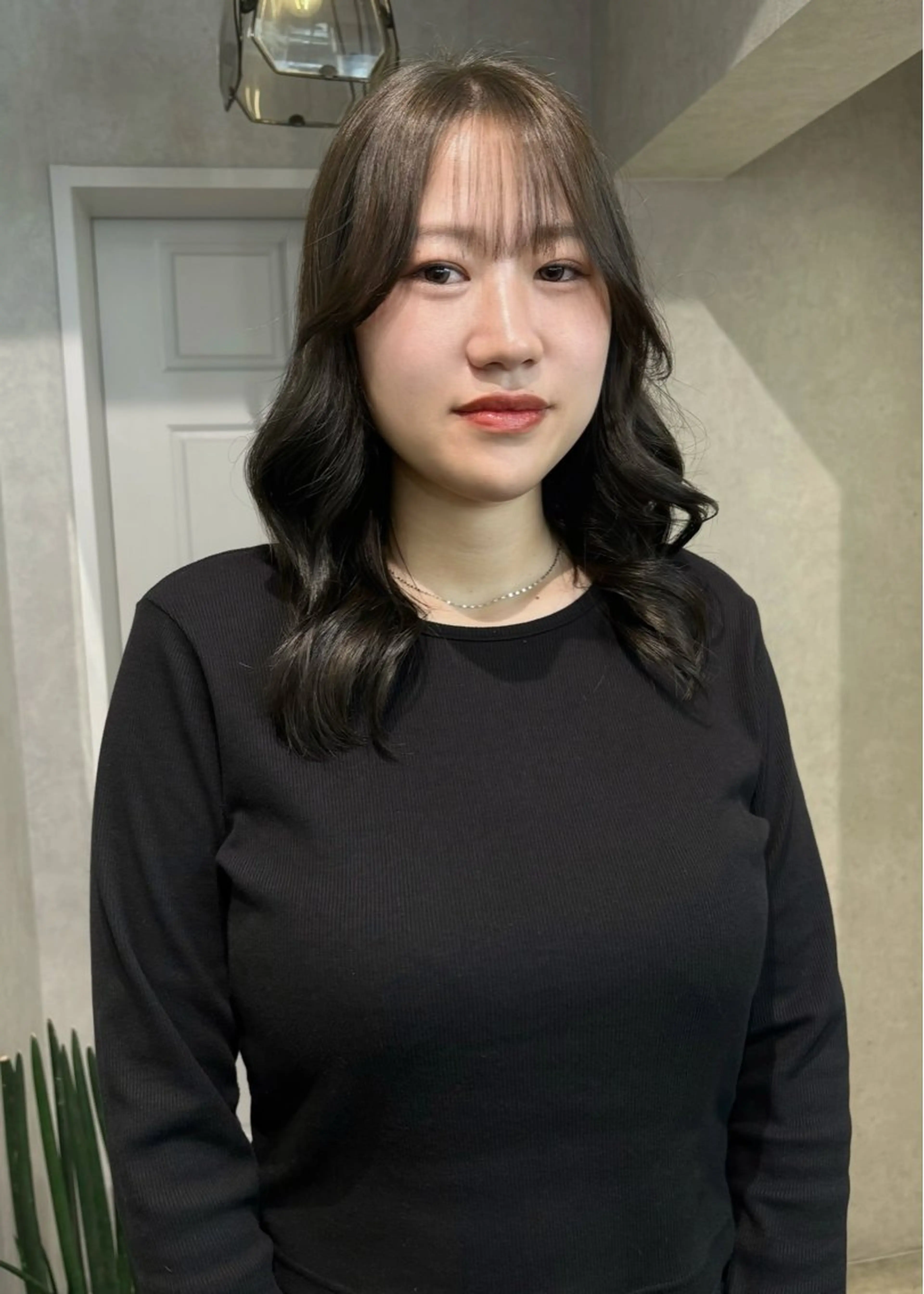 セミロング ヘアカラー 透明感モテスタイル 💞SHIORI💞のヘアスタイル