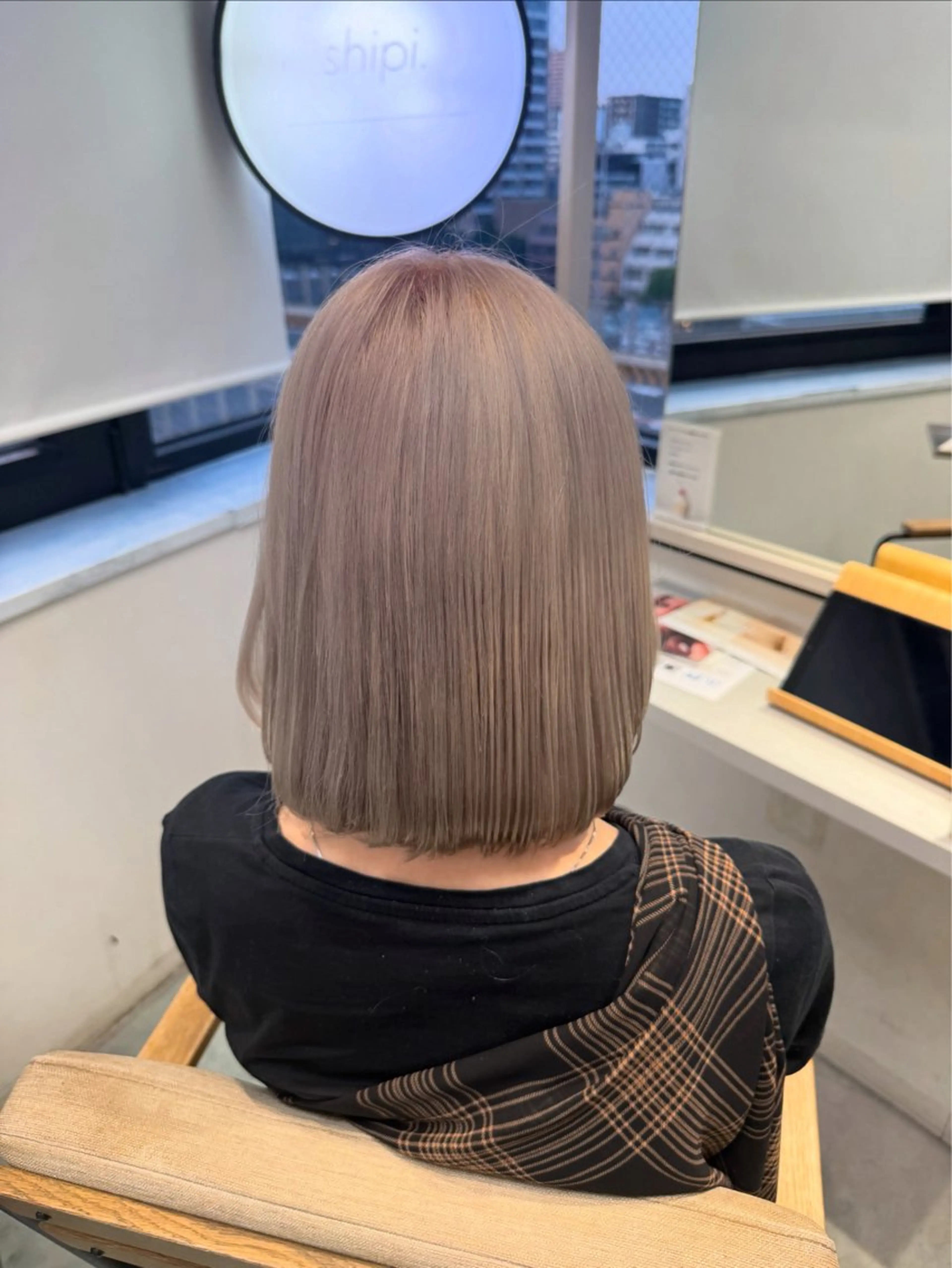 ミディアム ヘアカラー ai 梅田/暖色カラーのヘアスタイル