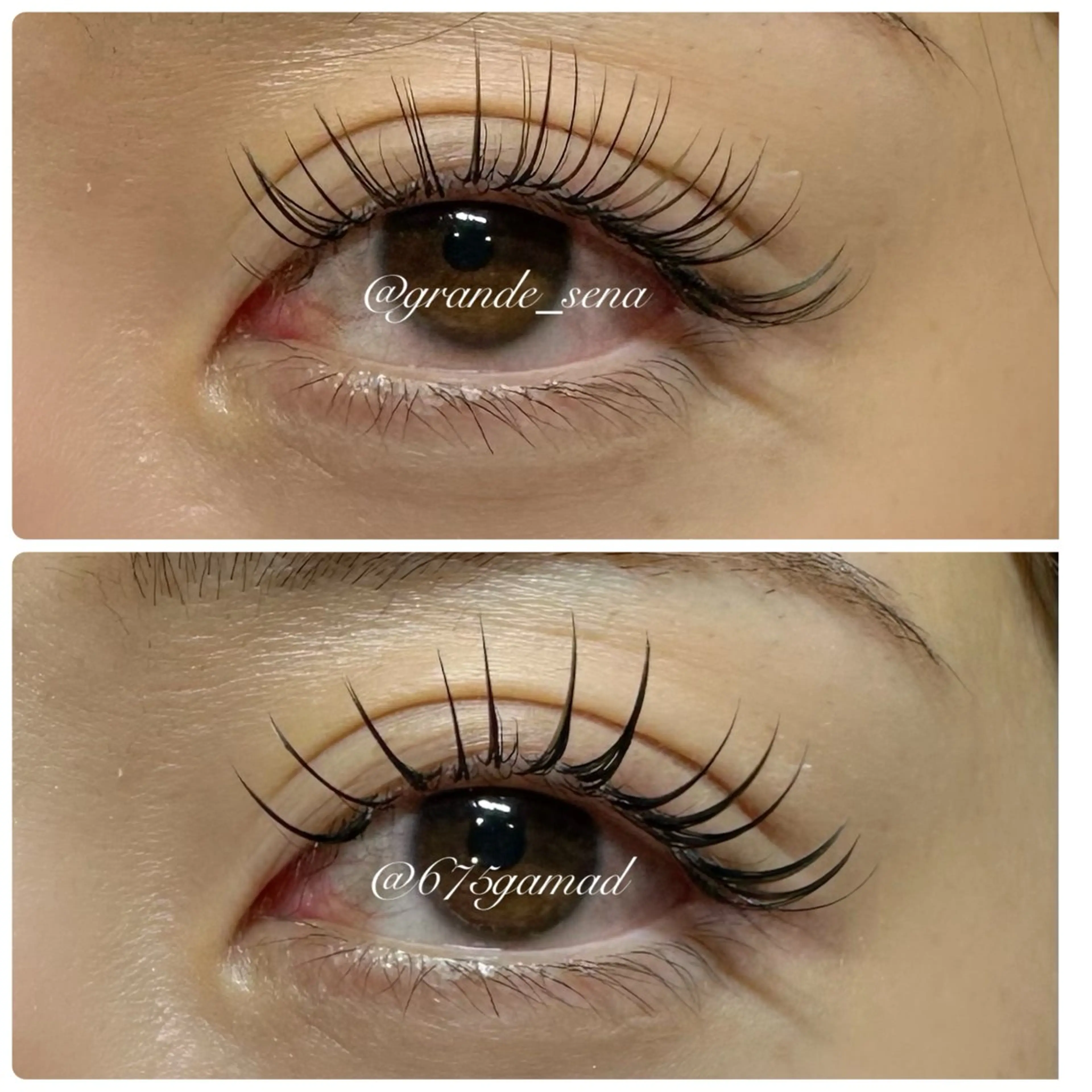 マツエク・マツパ バインドロック NOA名駅束感まつげ ×眉毛SENA‪🎀のマツエク・マツパデザイン