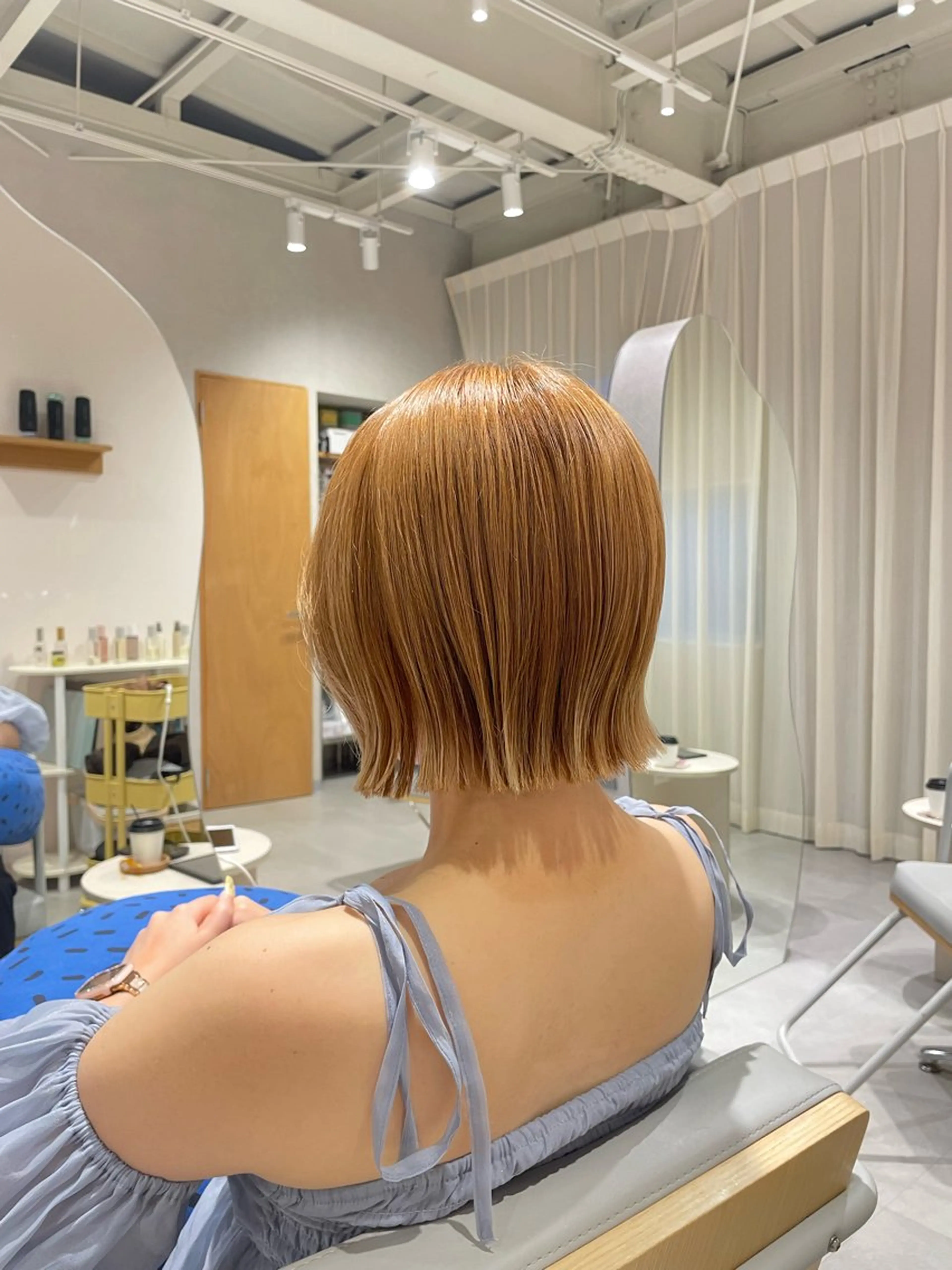 ショート カラー カット ヘアカラー トリートメント runru /muku.のヘアスタイル