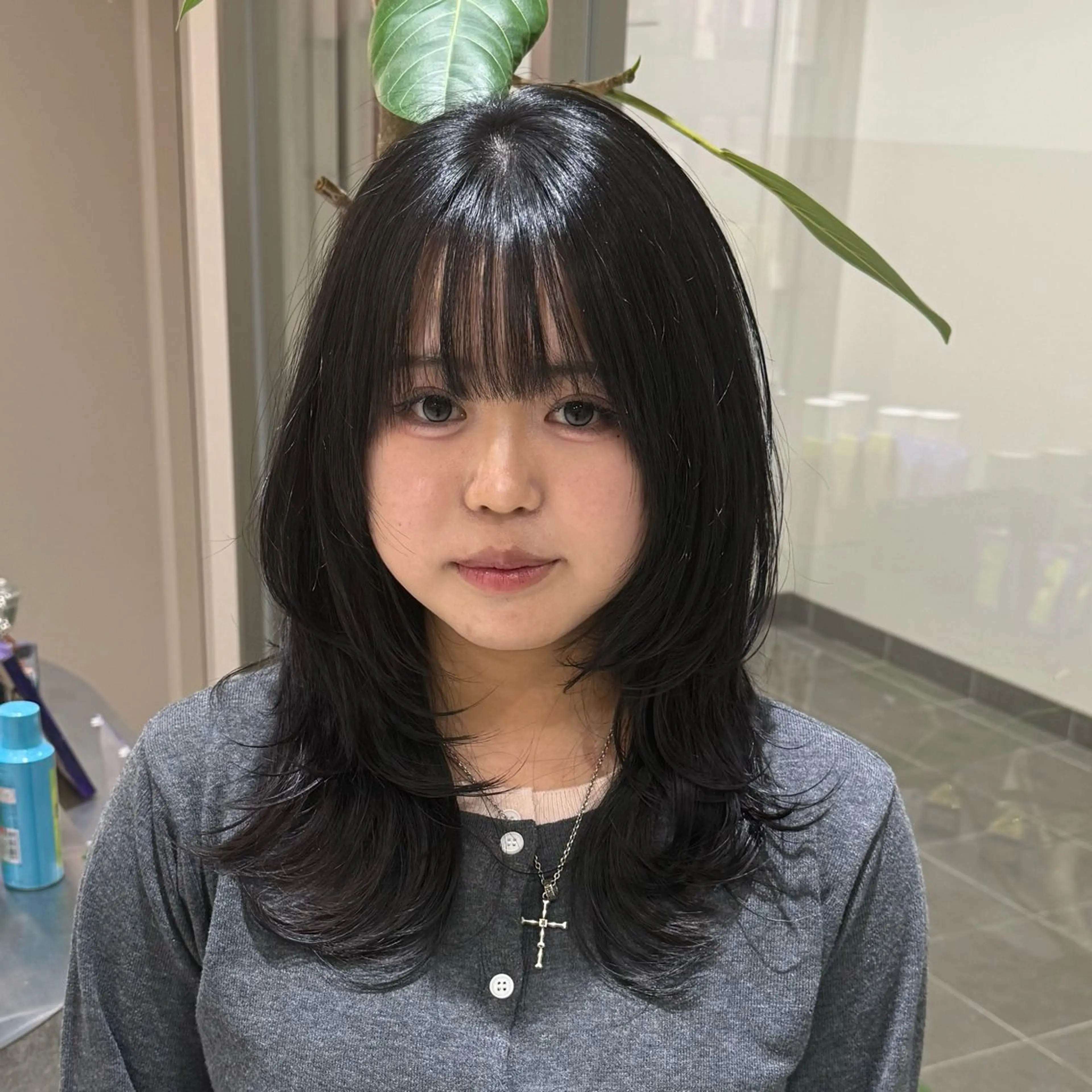 ロング ハッシュカット カット トリートメント 韓国レイヤー｜ 透明感カラー｜ココナのヘアスタイル