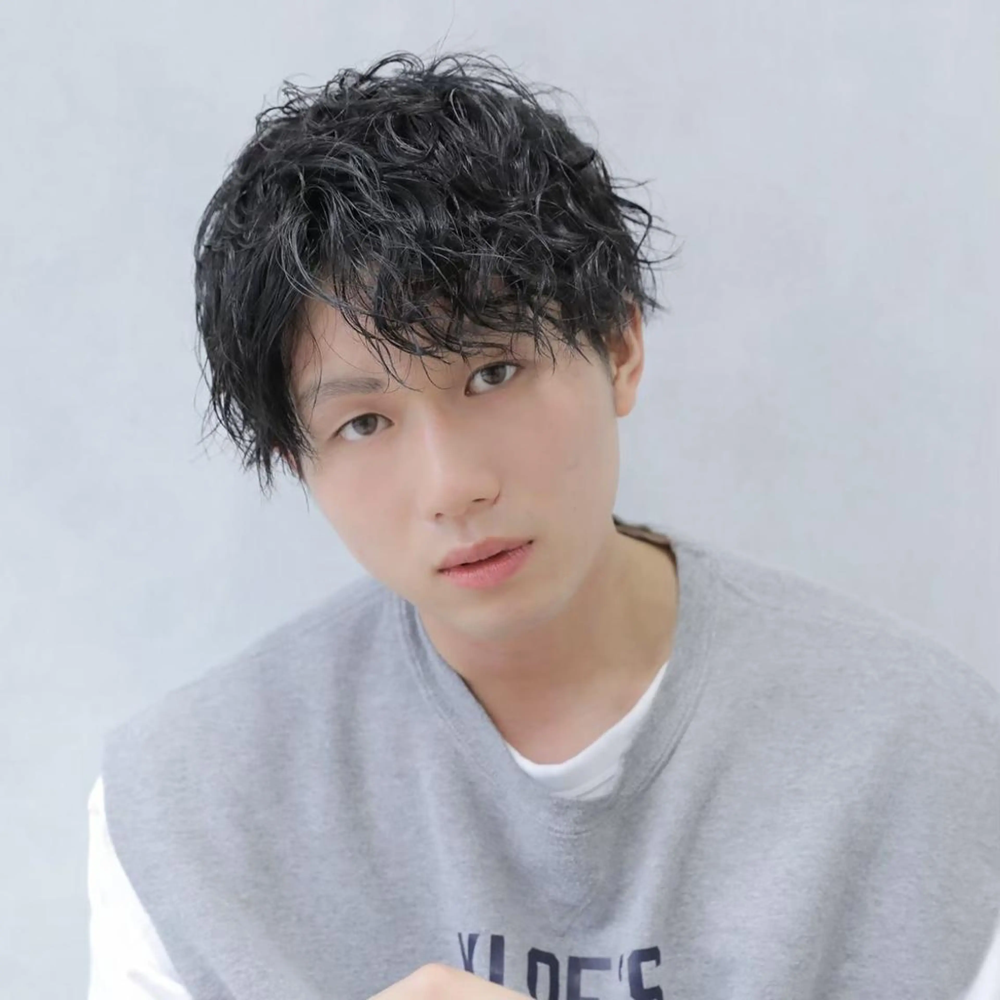 ショート メンズ パーマ カット パーマ Mens salon ANDYのヘアスタイル