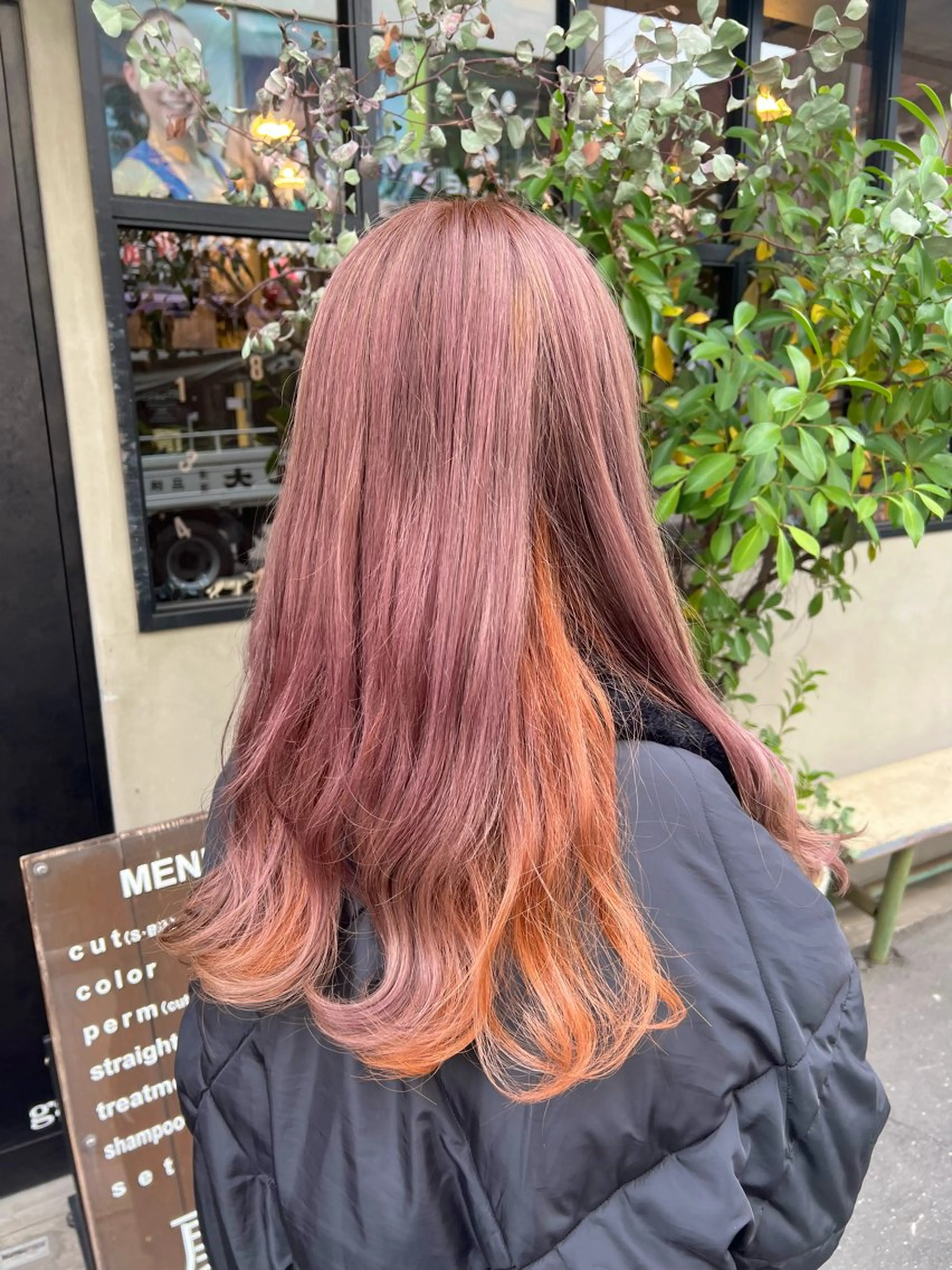 ロング ヘアカラー トリートメント 大武 楓のヘアスタイル