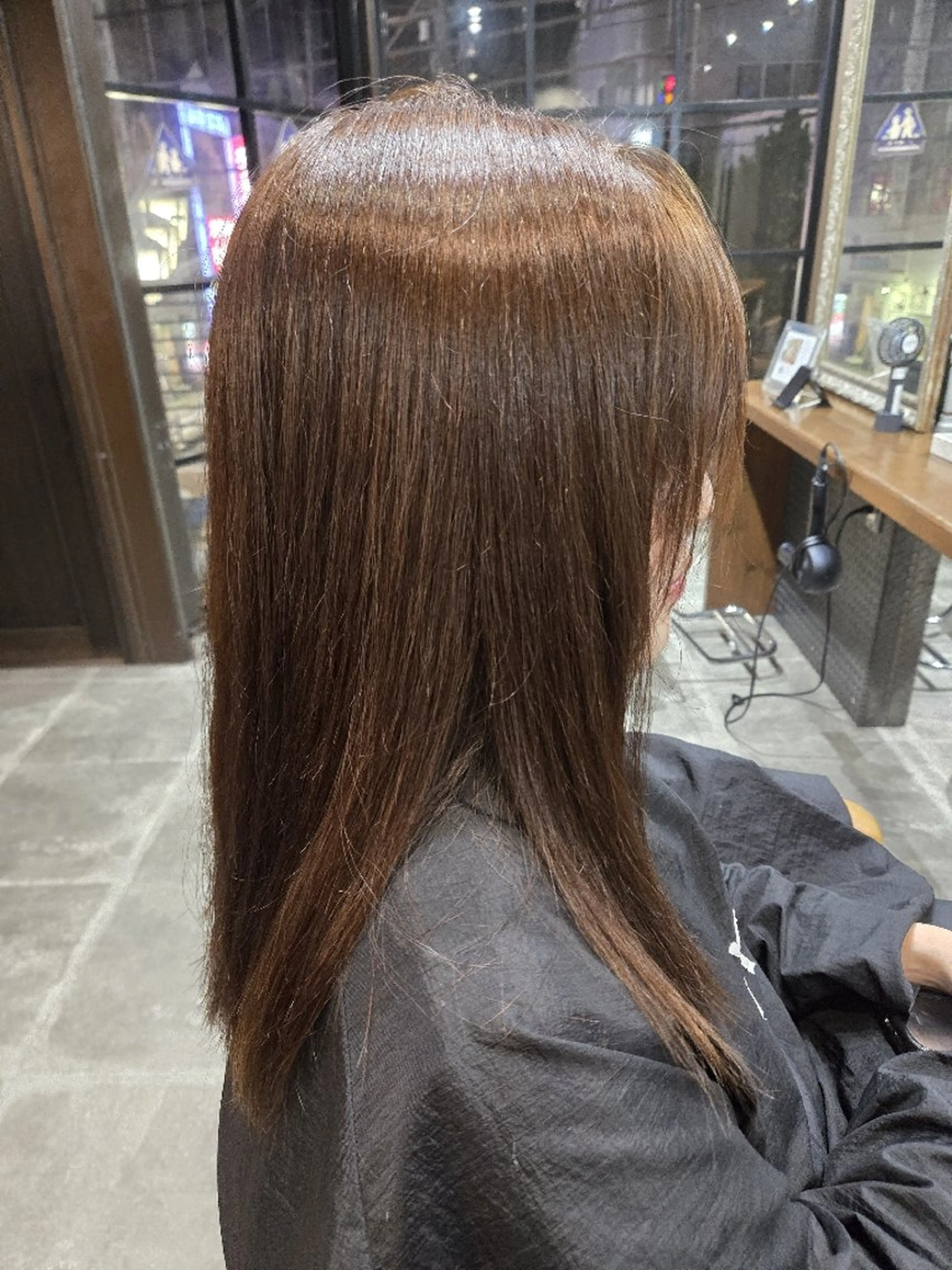 カラー ブラウンカラー enx 渡邊 愛結🎀のヘアスタイル