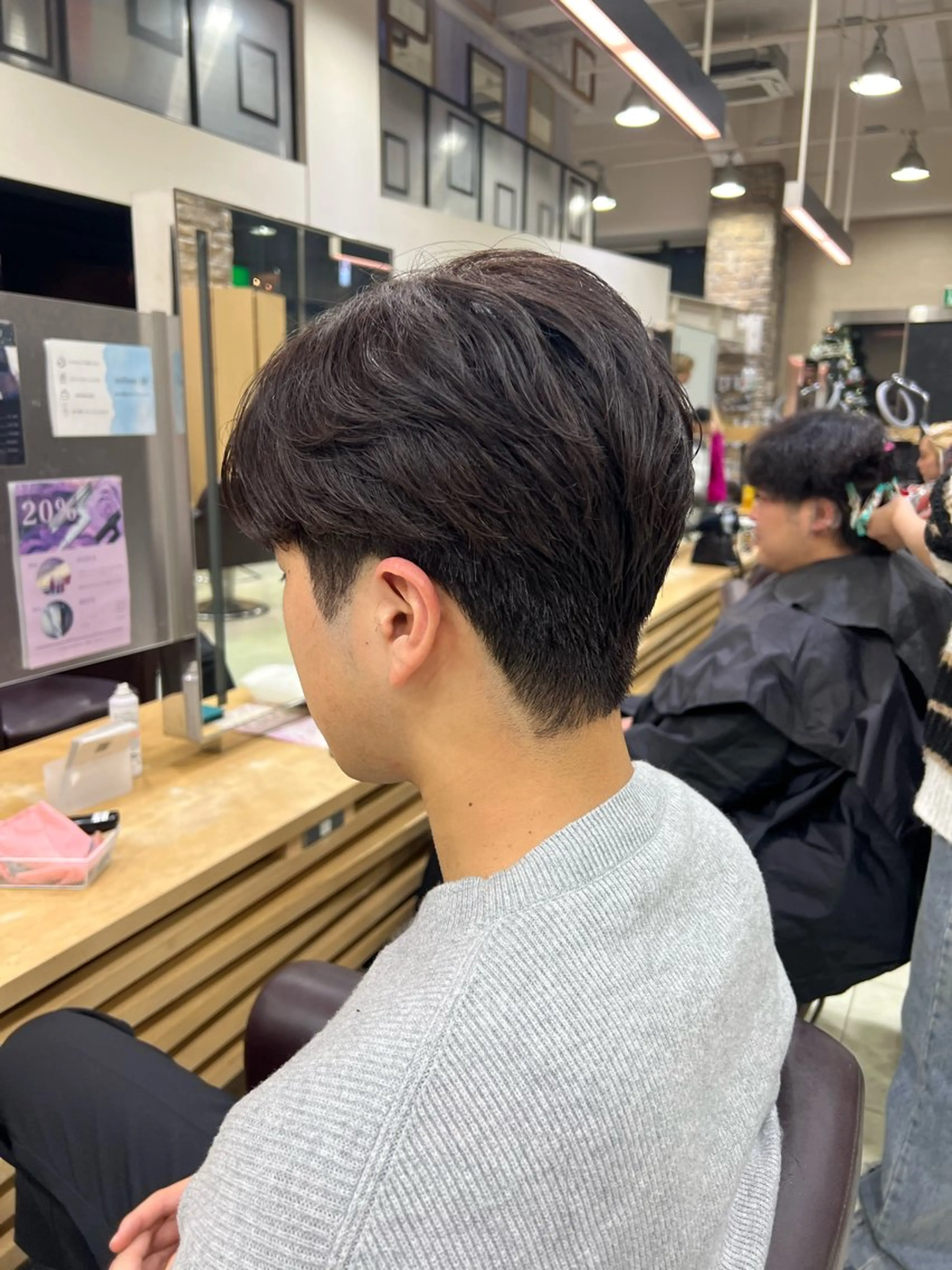 ショート カラー パーマ メンズ カット パーマ メンズ特化 【かな】のヘアスタイル