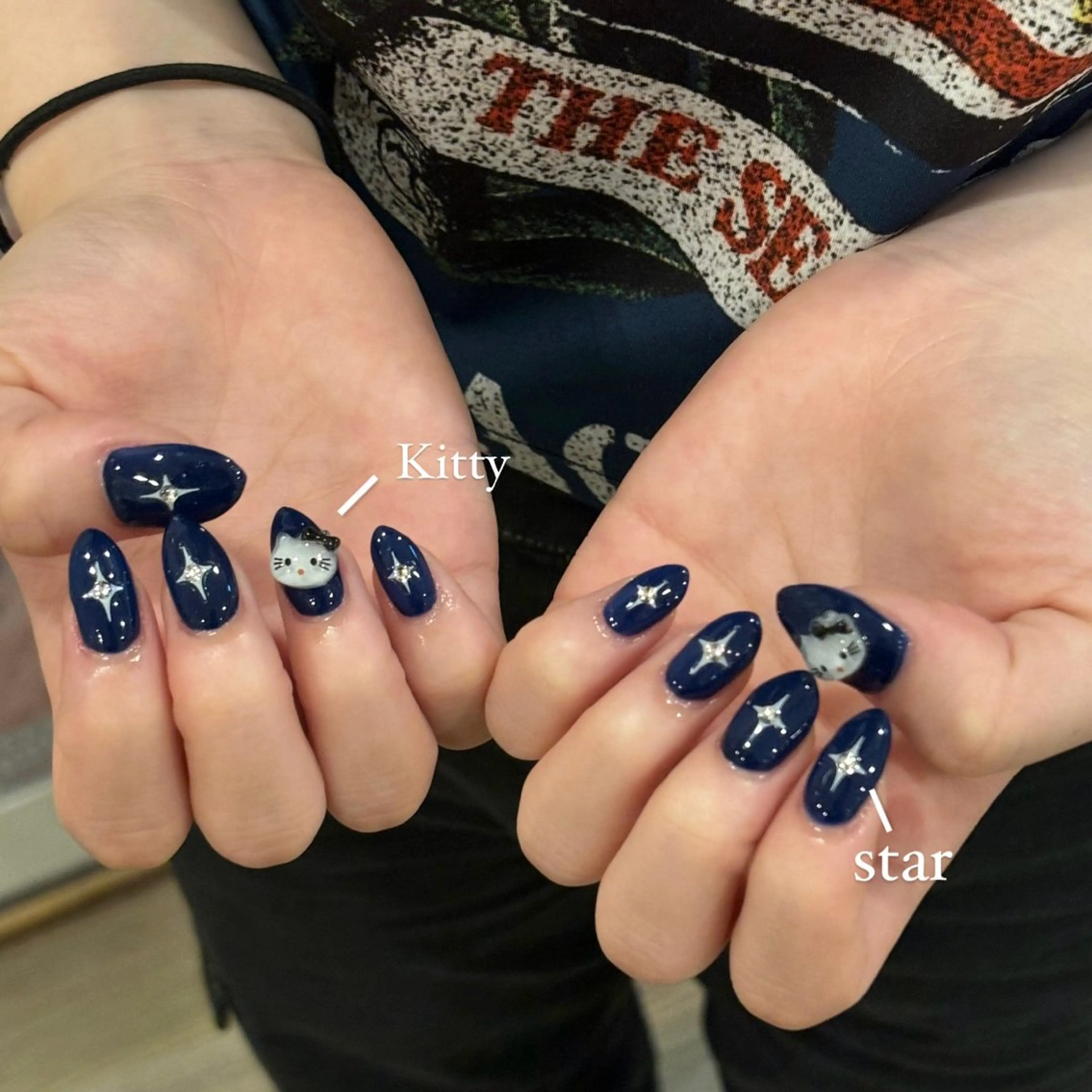 ネイル ストーンネイル ハンドネイル millie ainee太田のネイルデザイン