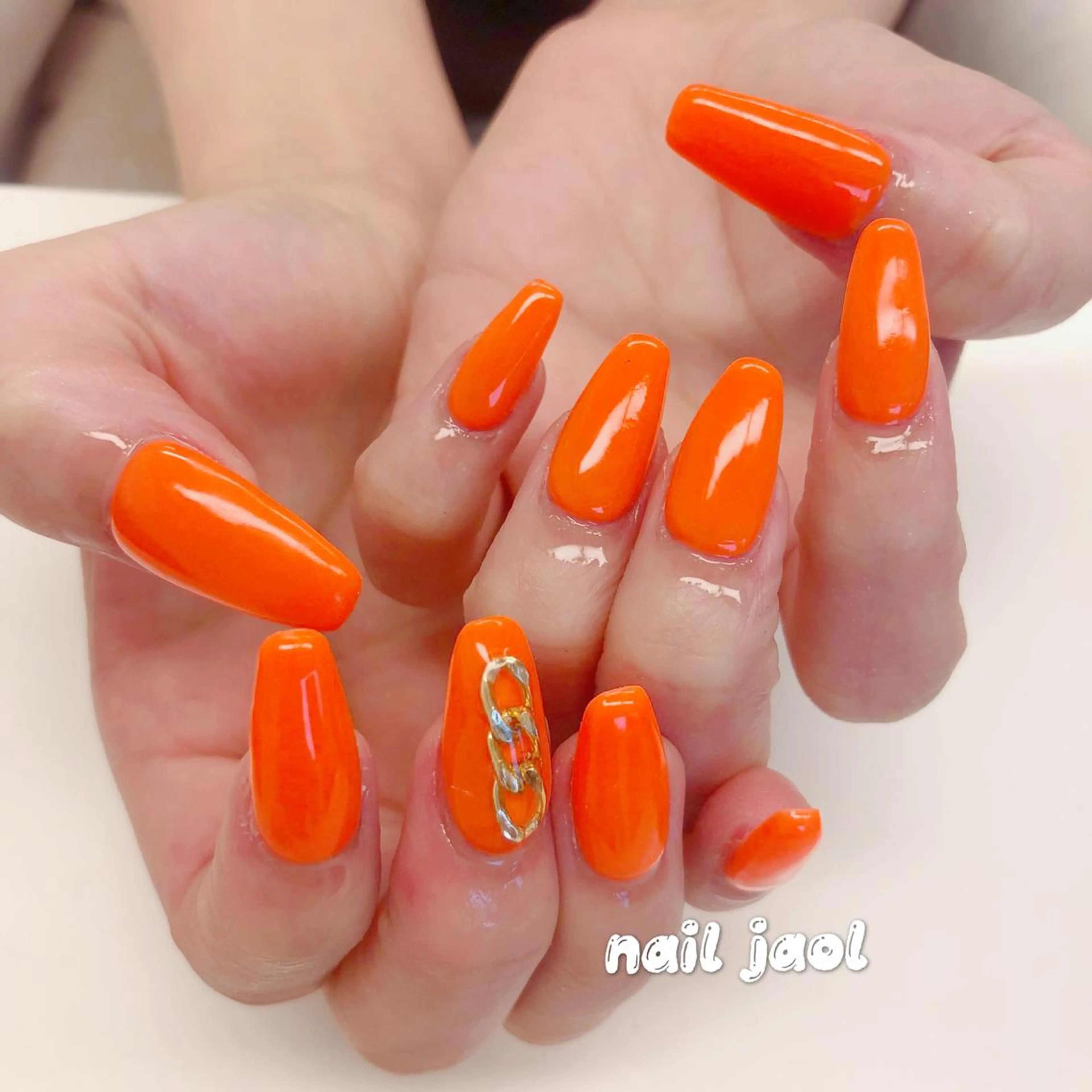 ロング ネイルJaol 池袋のネイルデザイン