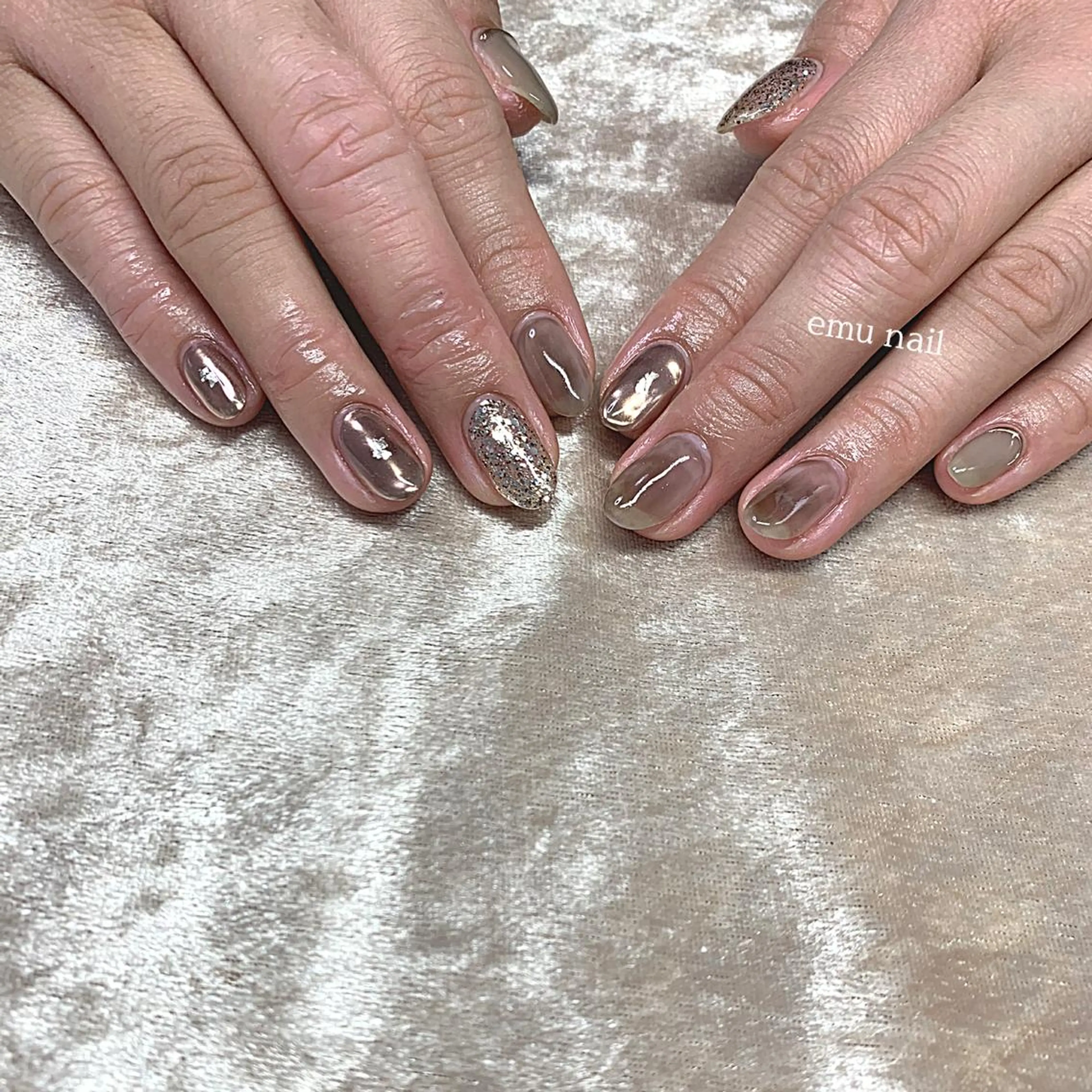 ネイル ニュアンスネイル emu nailのネイルデザイン