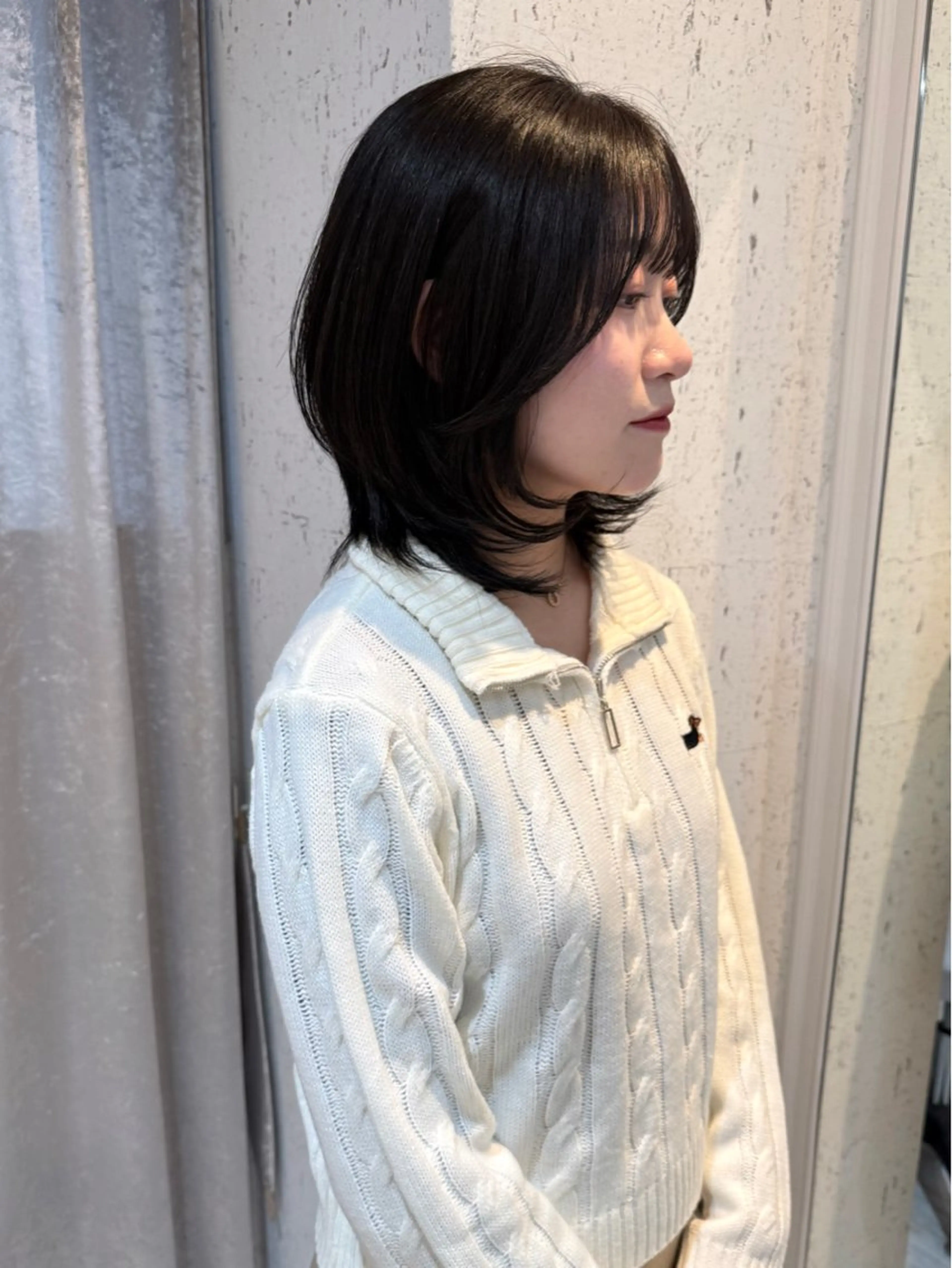 ミディアム カラー カット ヘアカラー トリートメント mai / linoah˚✧のヘアスタイル