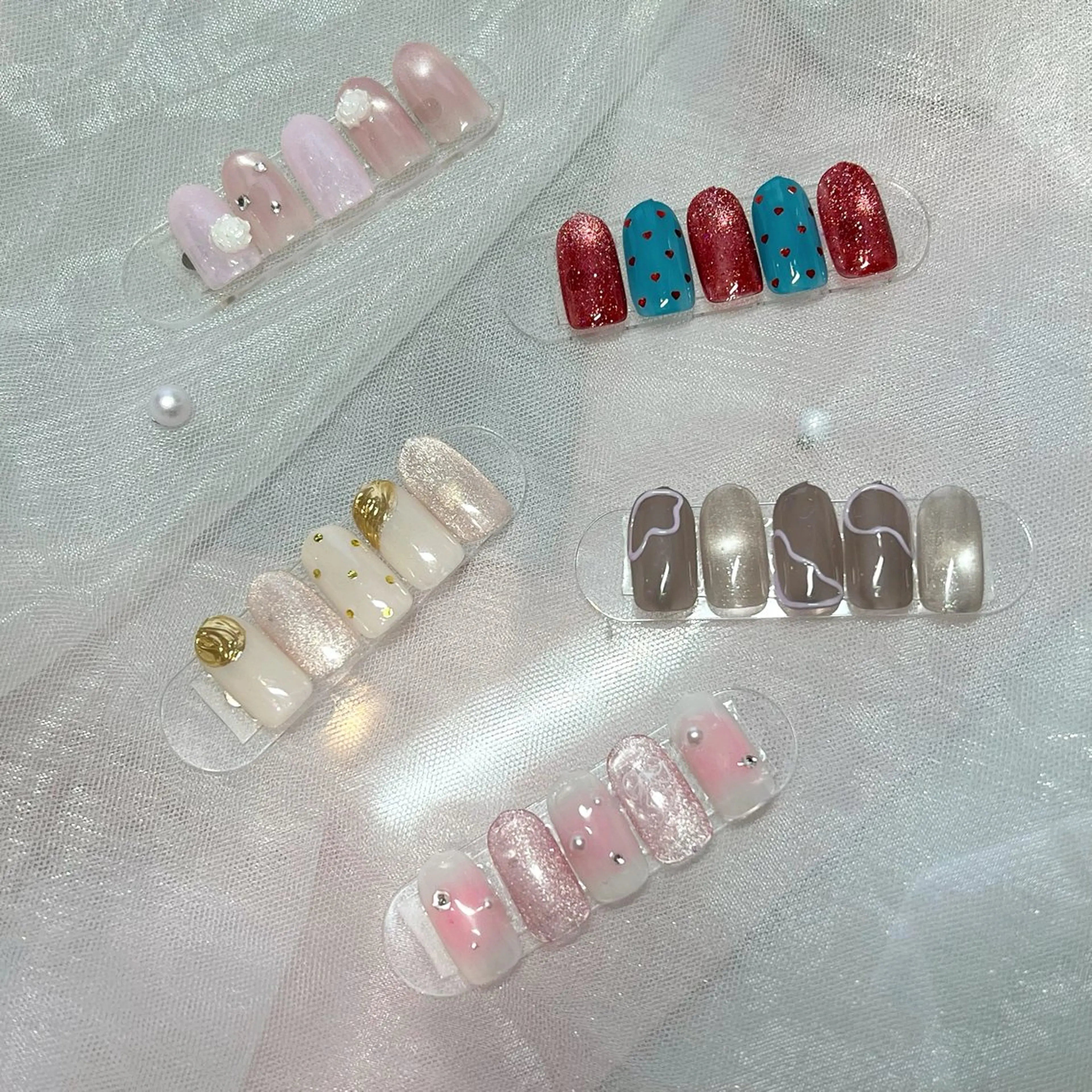 ネイル アートネイル 春ネイル ハンドネイル Ricca ERIKAのネイルデザイン