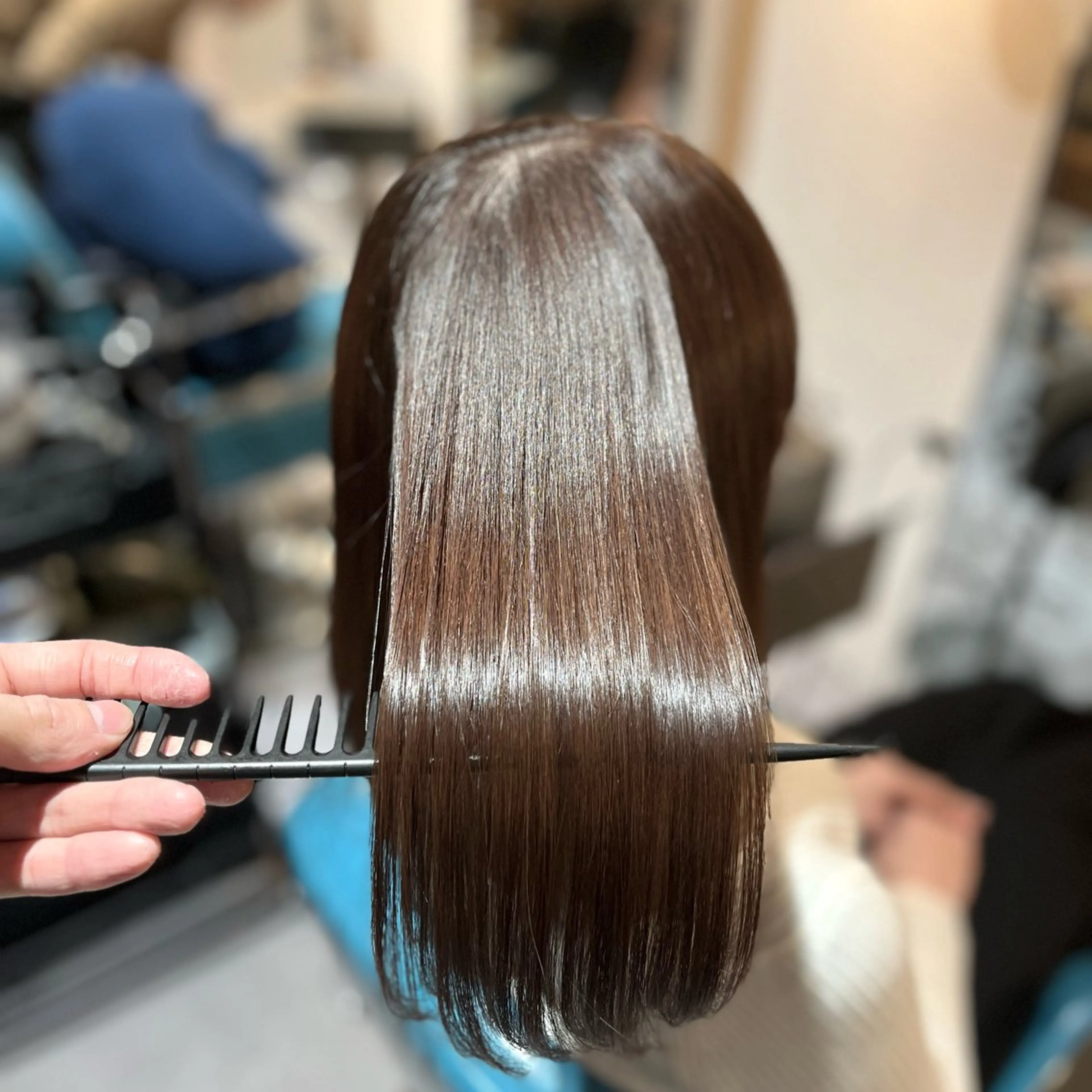 ロング カラー ベージュカラー ブラウンカラー 髪質改善 トリートメント 髪質改善/ケアカラー /梅田✨ RIKUのヘアスタイル