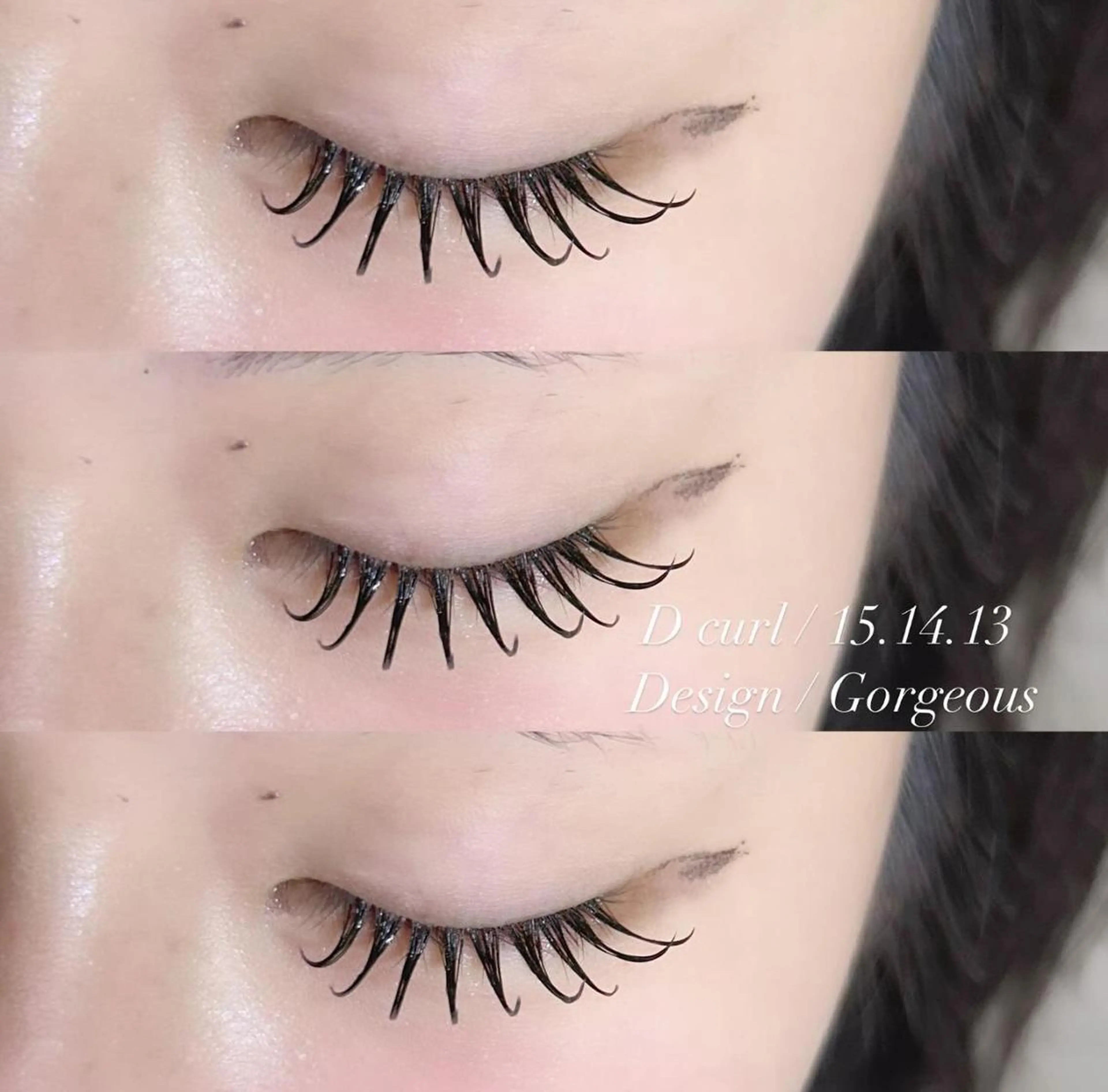 マツエク・マツパ Lumi lash by tiaのマツエク・マツパデザイン