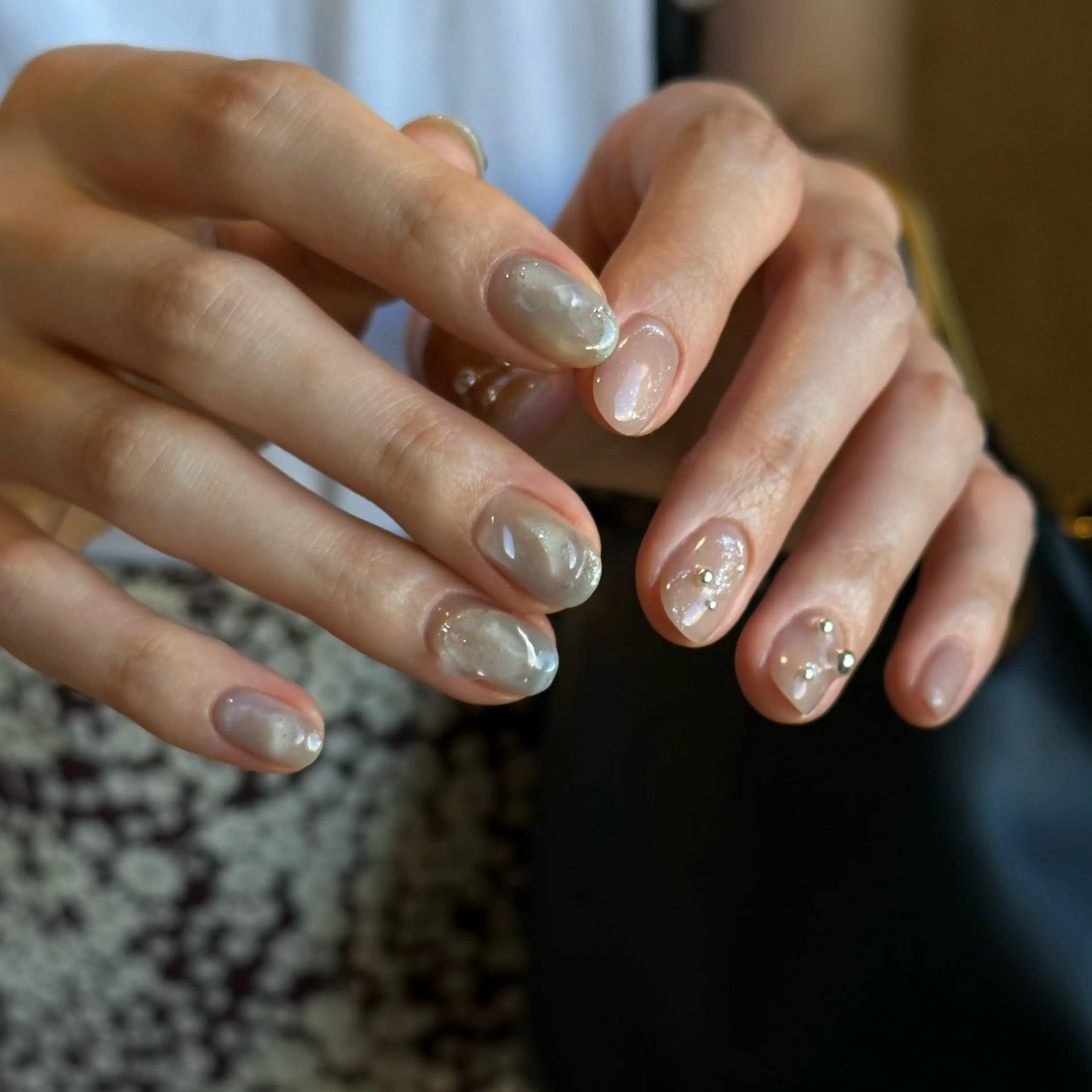 ショート カラー パーマ ヘアアレンジ メンズ キッズ ネイル マツエク・マツパ アイブロウ ハンドネイル ar. harajukuのネイルデザイン