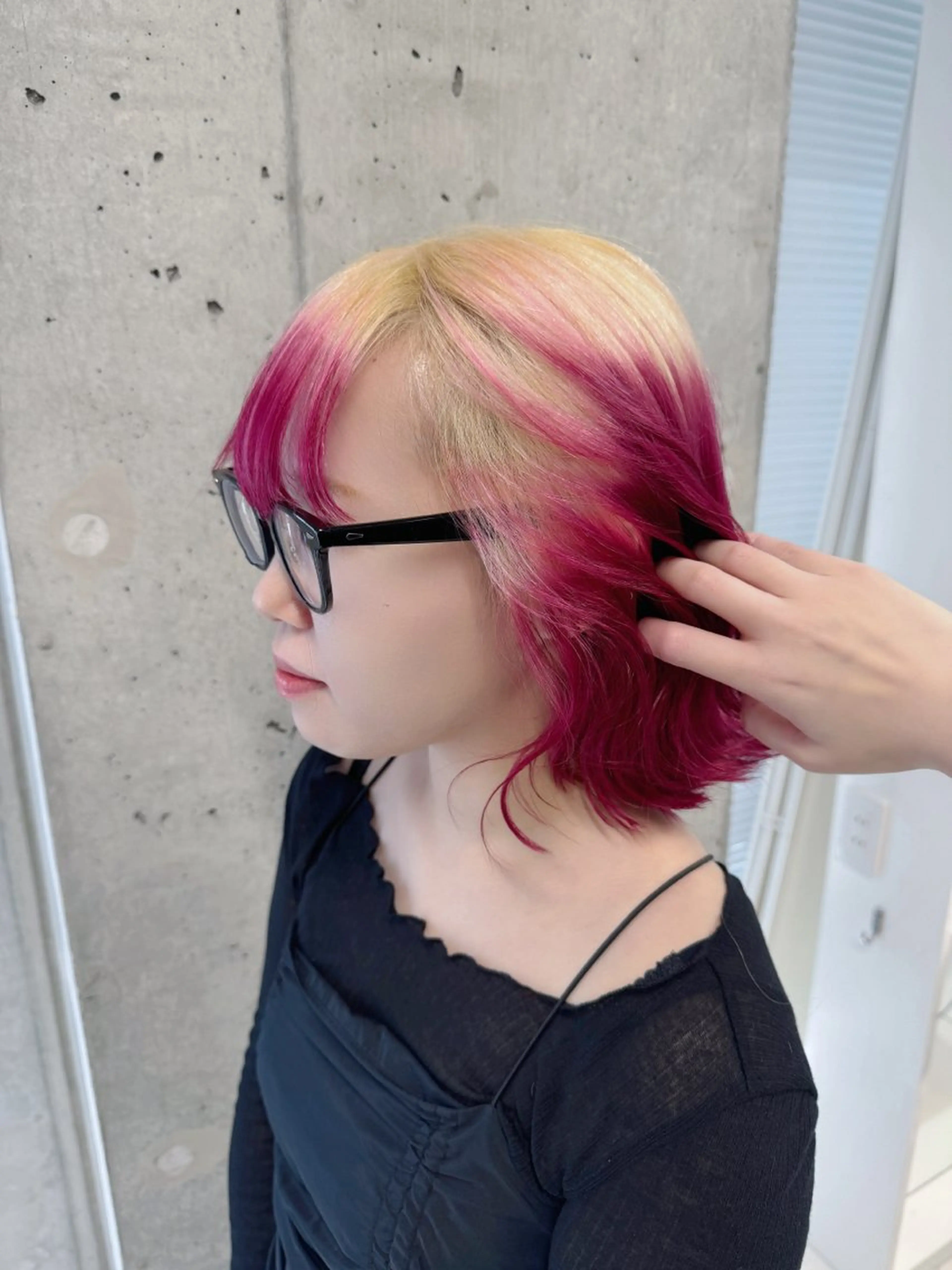 ミディアム ヘアカラー Mana/似合わせ レイヤー/ウルフのヘアスタイル