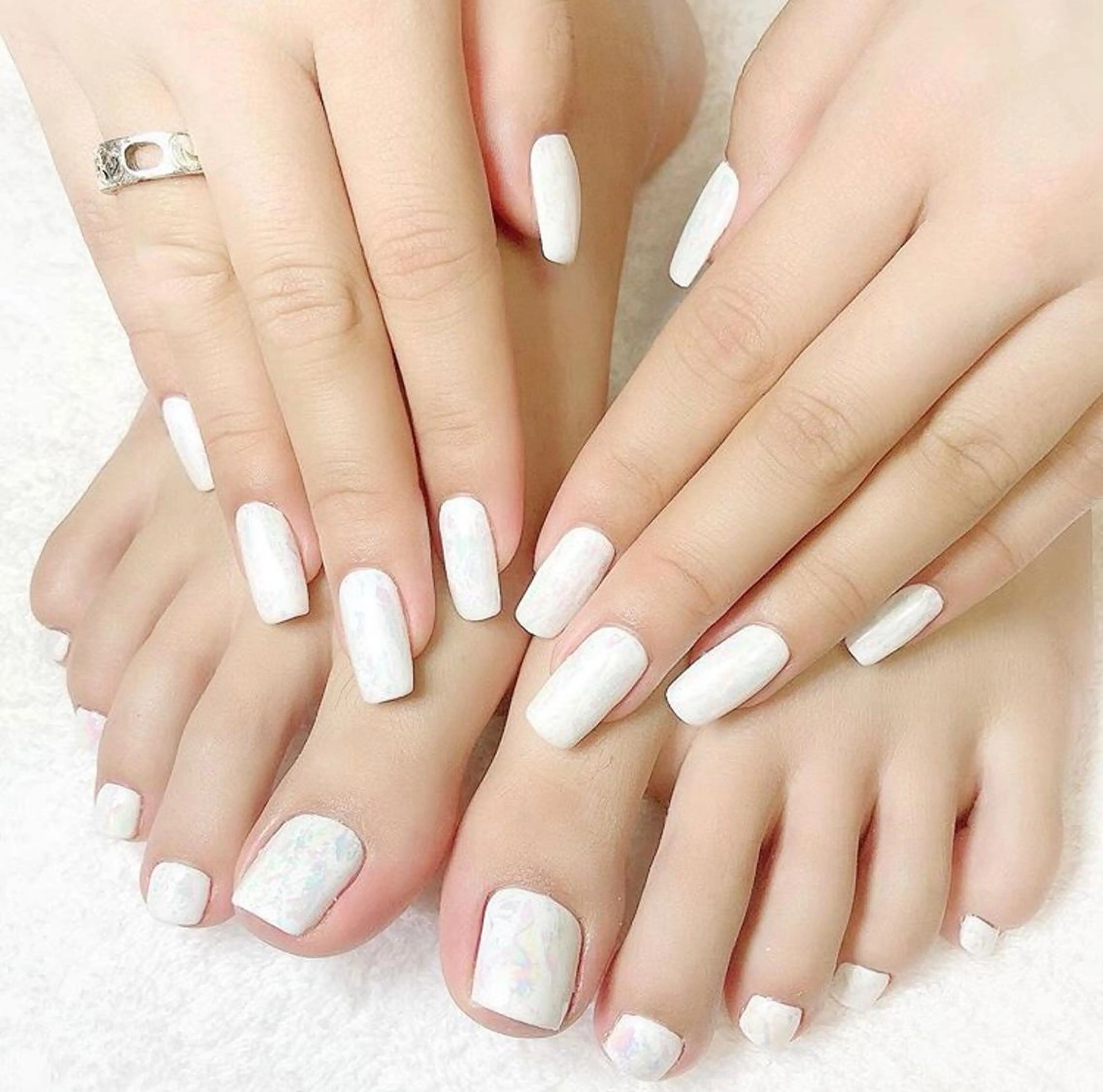 フット🦶ワンカラーの写真