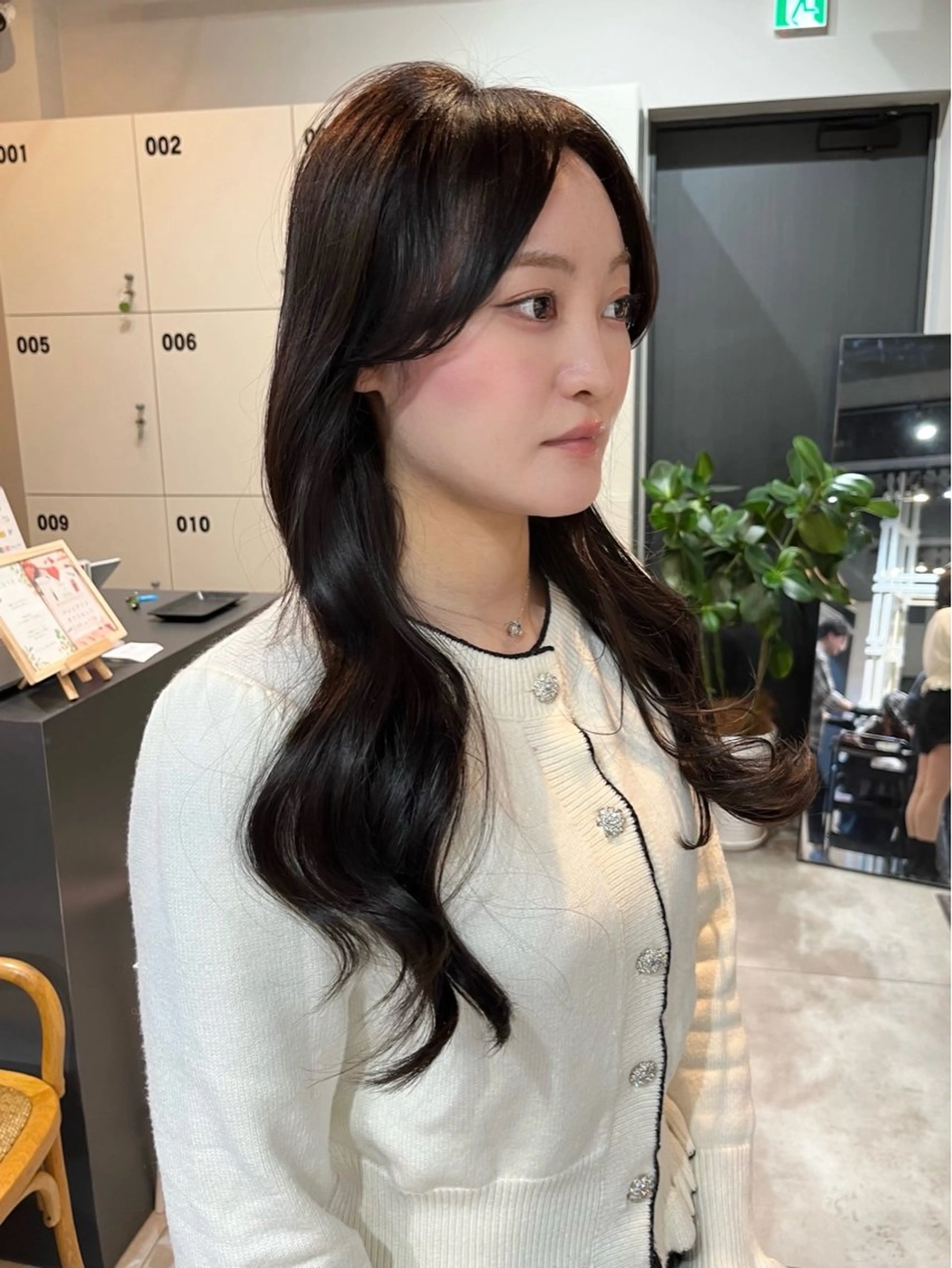 ロング カラー カット ヘアカラー トリートメント うる艶カラー/恵比寿 ベージュ/丸山陽平のヘアスタイル