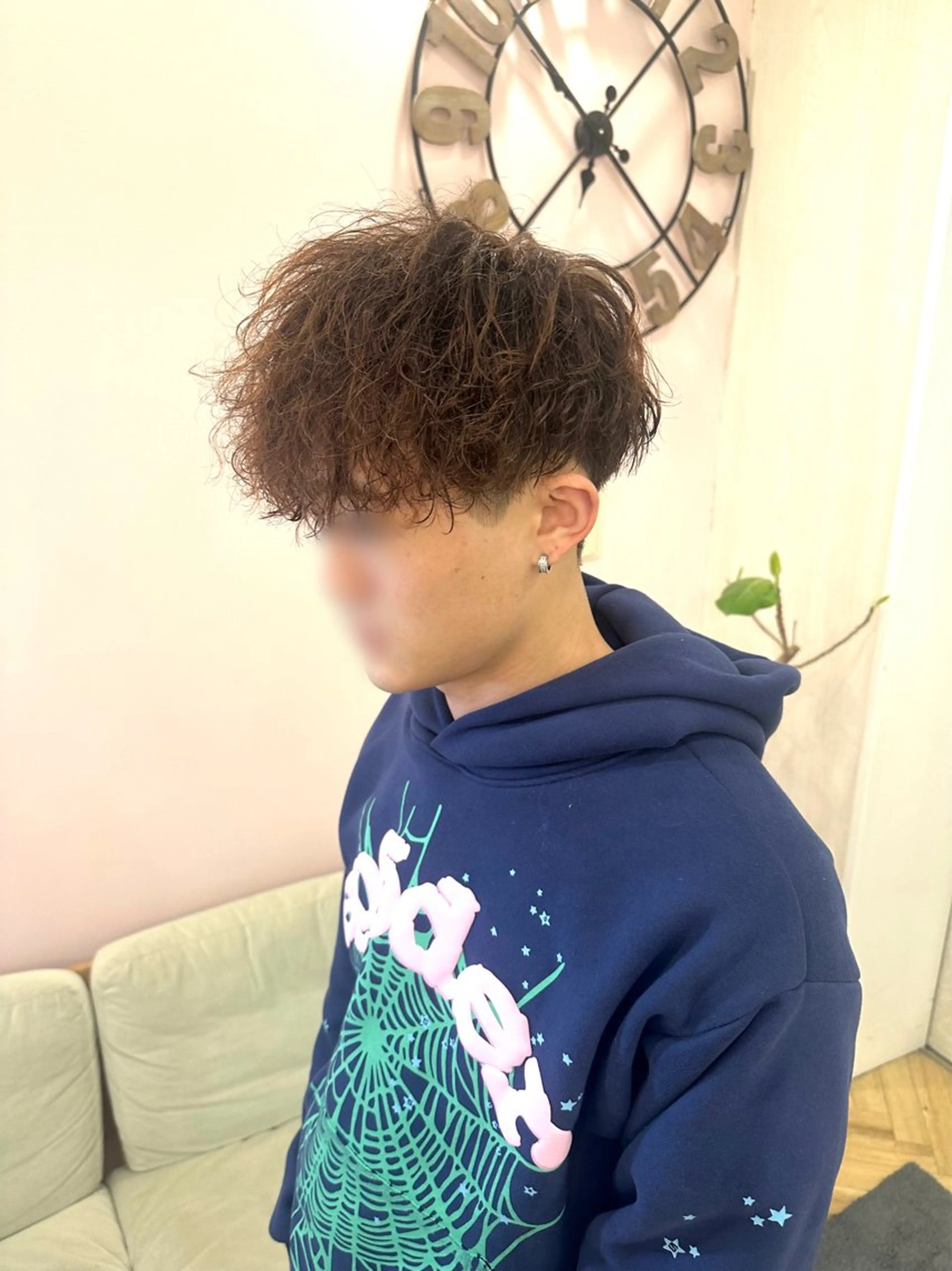 【ミニモ学割🌷メンズ】 U24⭐️カット+パーマ/波巻き/ツイスパ (次回40% OFF クーポン 付き )🌷の写真