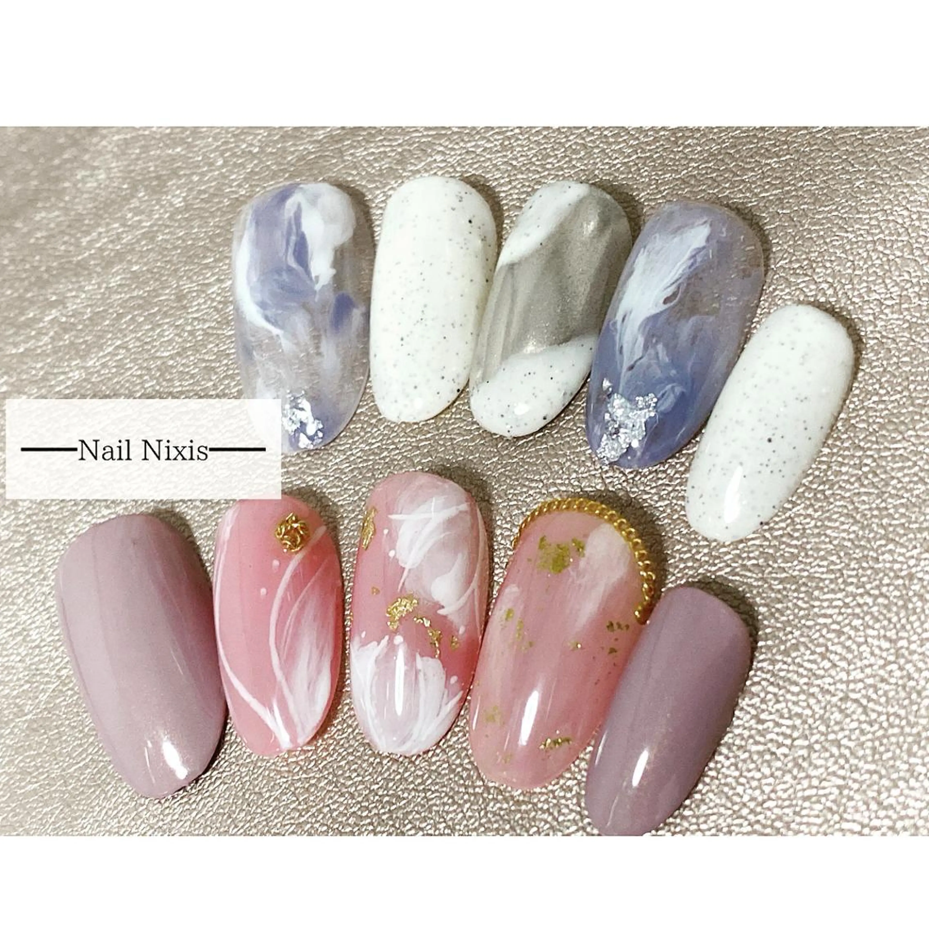 ネイル アートネイル 大人キレイ 𝑁𝑖𝑥𝑖𝑠のネイルデザイン