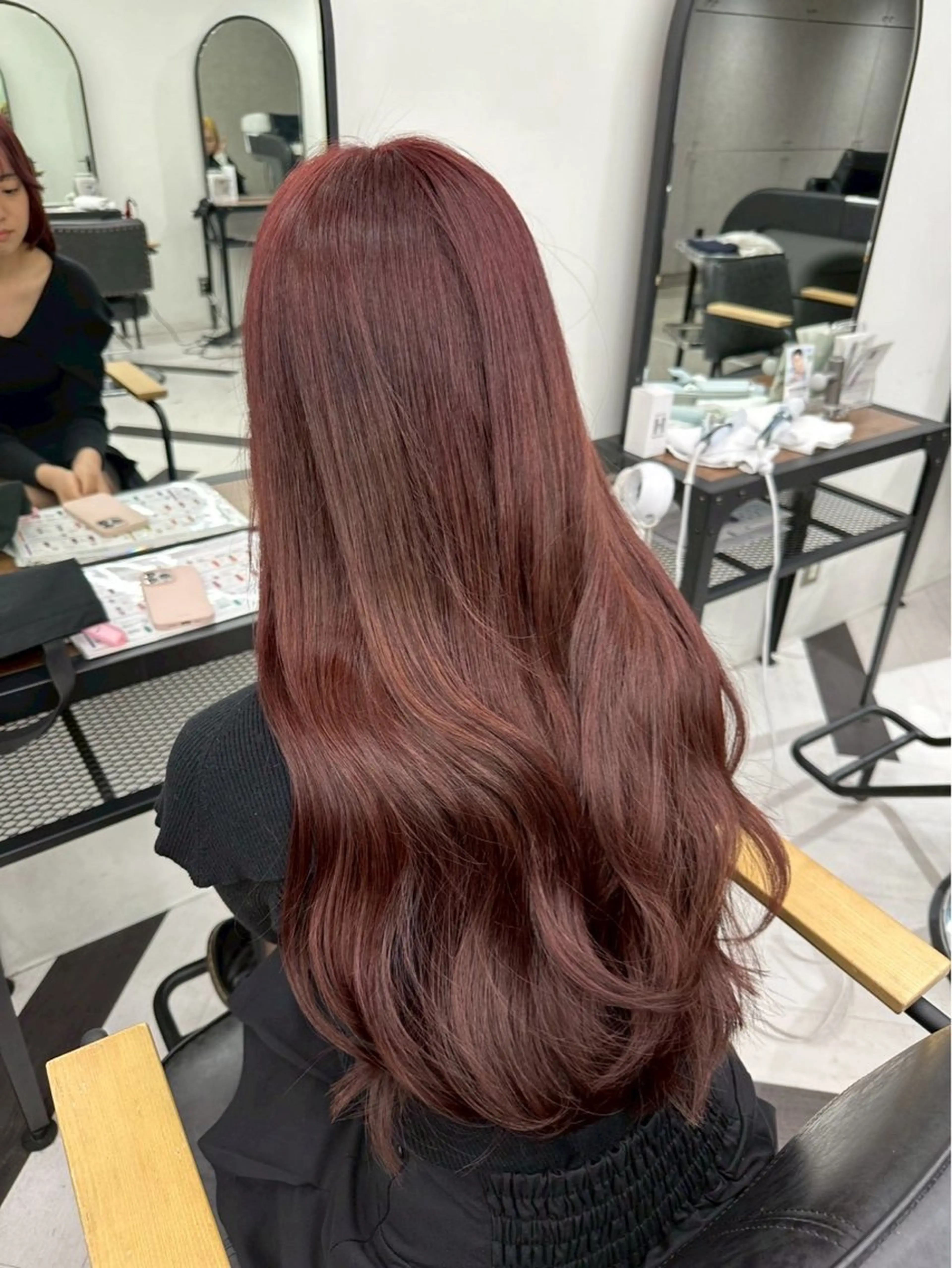 ロング カラー ななみ.⋆𝜗𝜚 暖色艶カラー/まつパのヘアスタイル