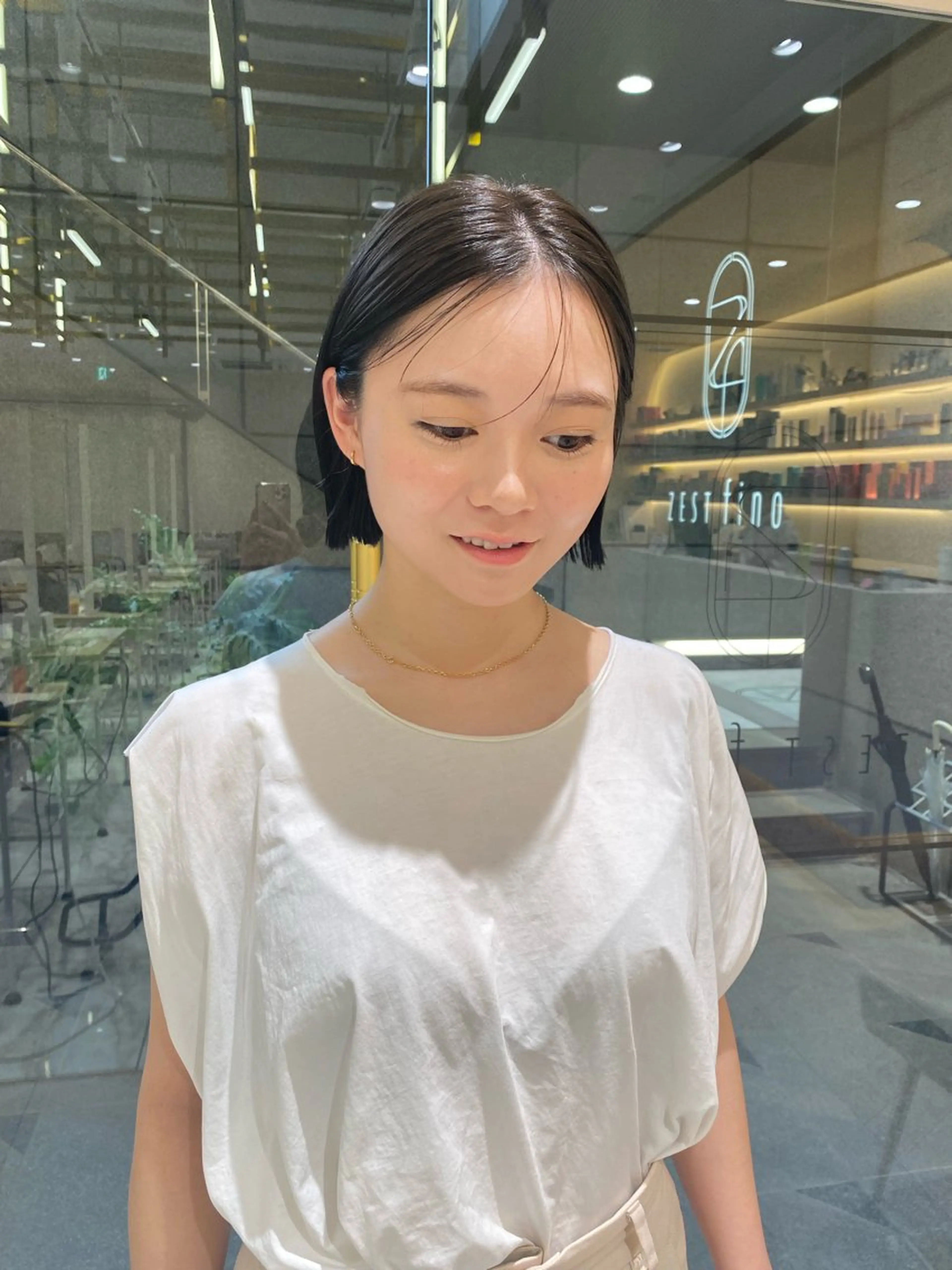 ショート カラー カット ヘアカラー トリートメント hina☺︎ 髪質改善/ストレートのヘアスタイル