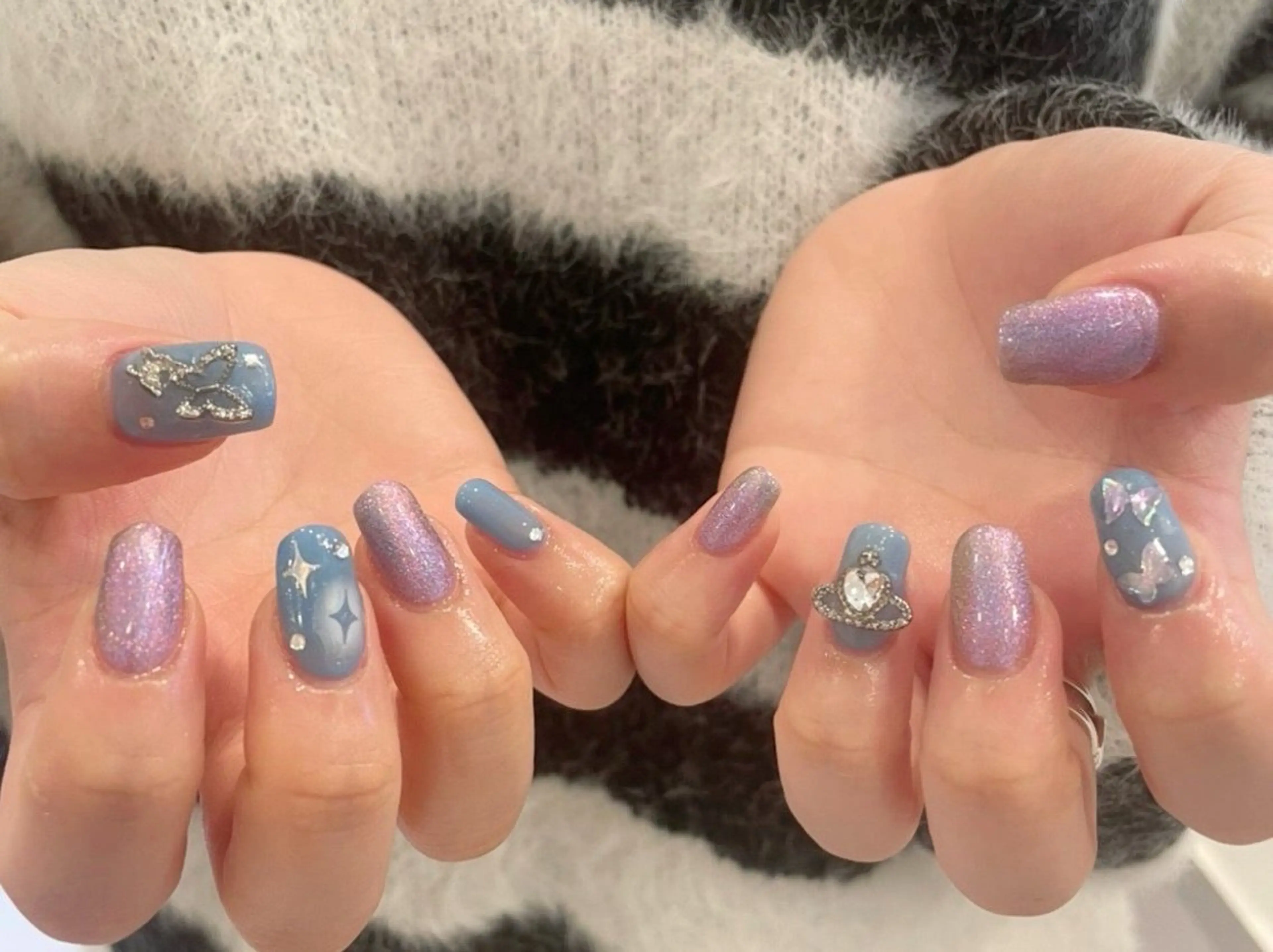 💅🖤6本アートネイル🖤💅　モデルメニュー⚠️予約時に必ずデザイン写真お送りください⚠️の写真