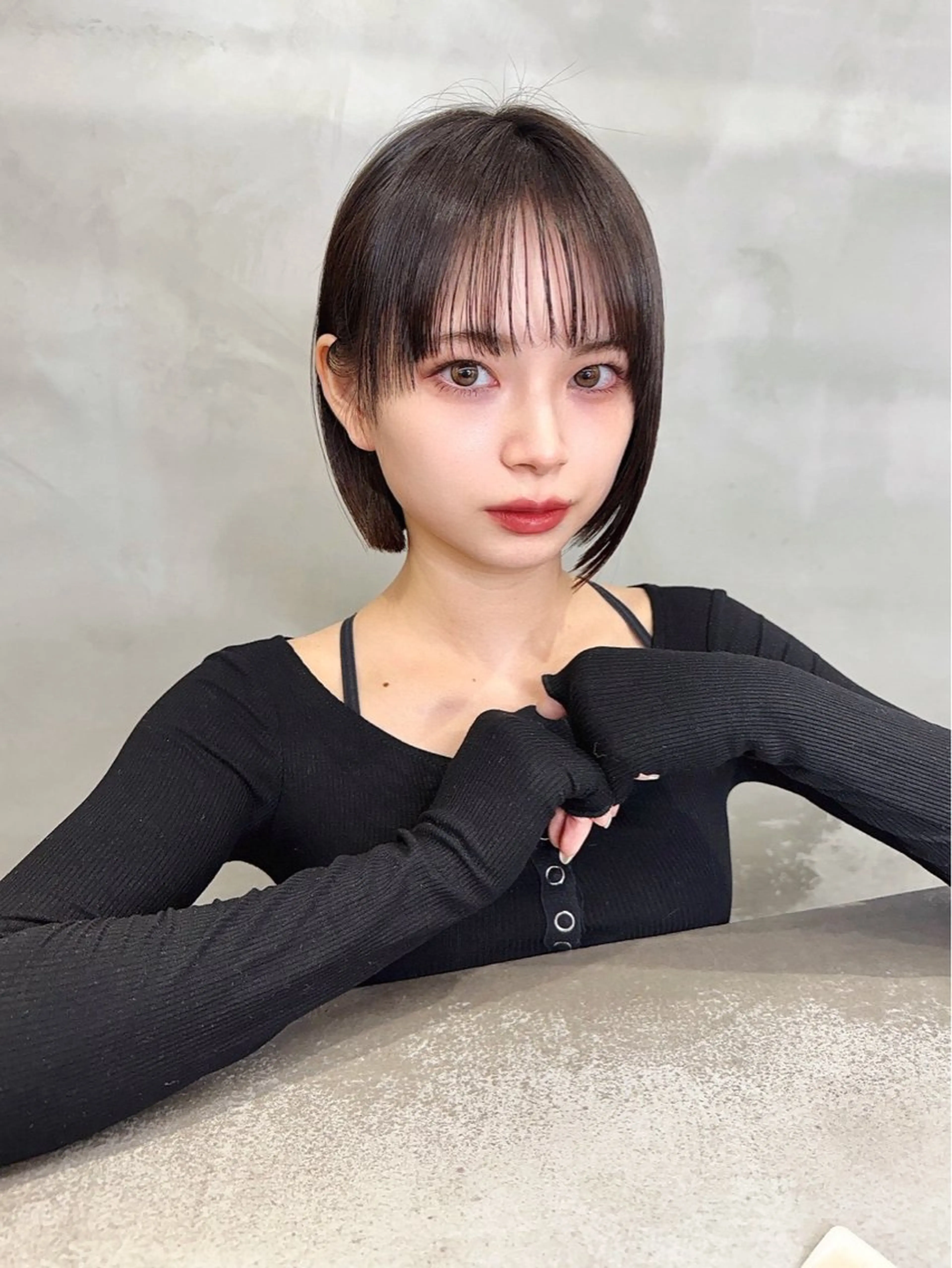 ショート 大宮🫧艶カラー🩵 YUIのヘアスタイル