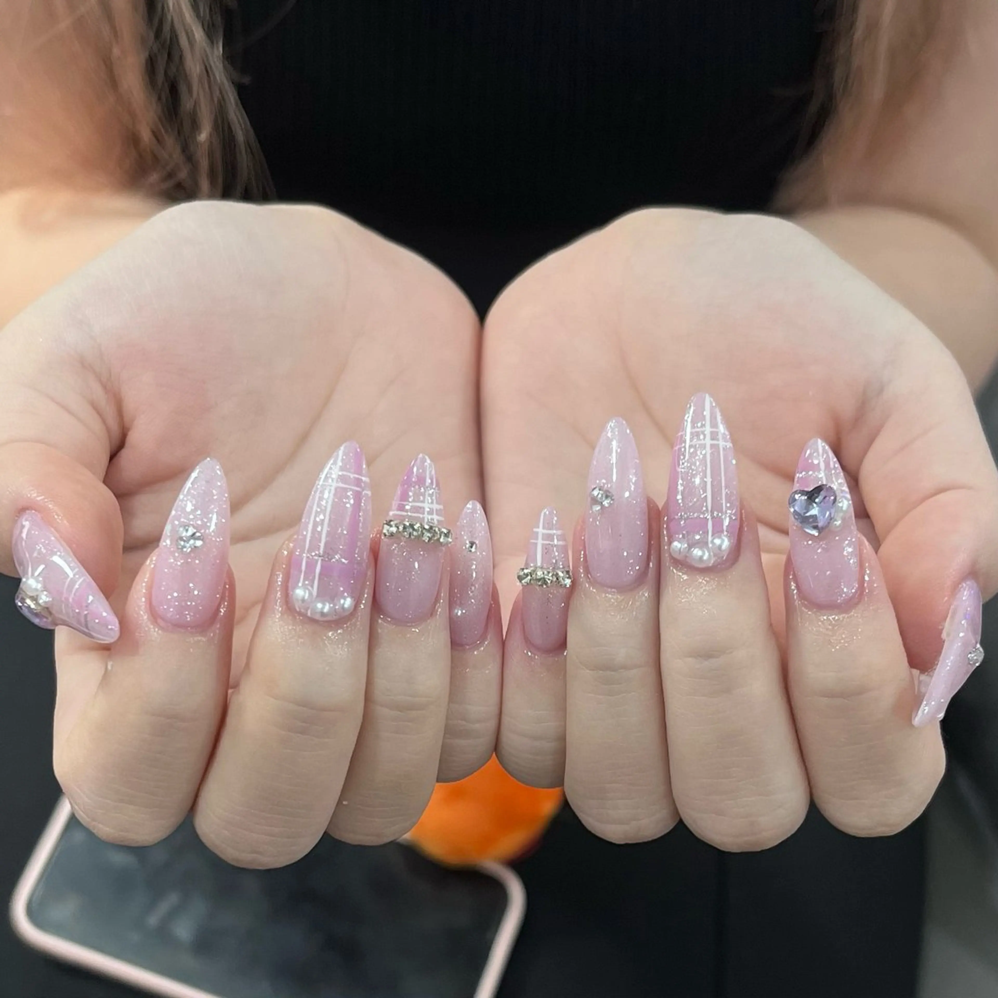 ネイル 韓国ネイル ワンホンネイル Kawaii _Nailのネイルデザイン