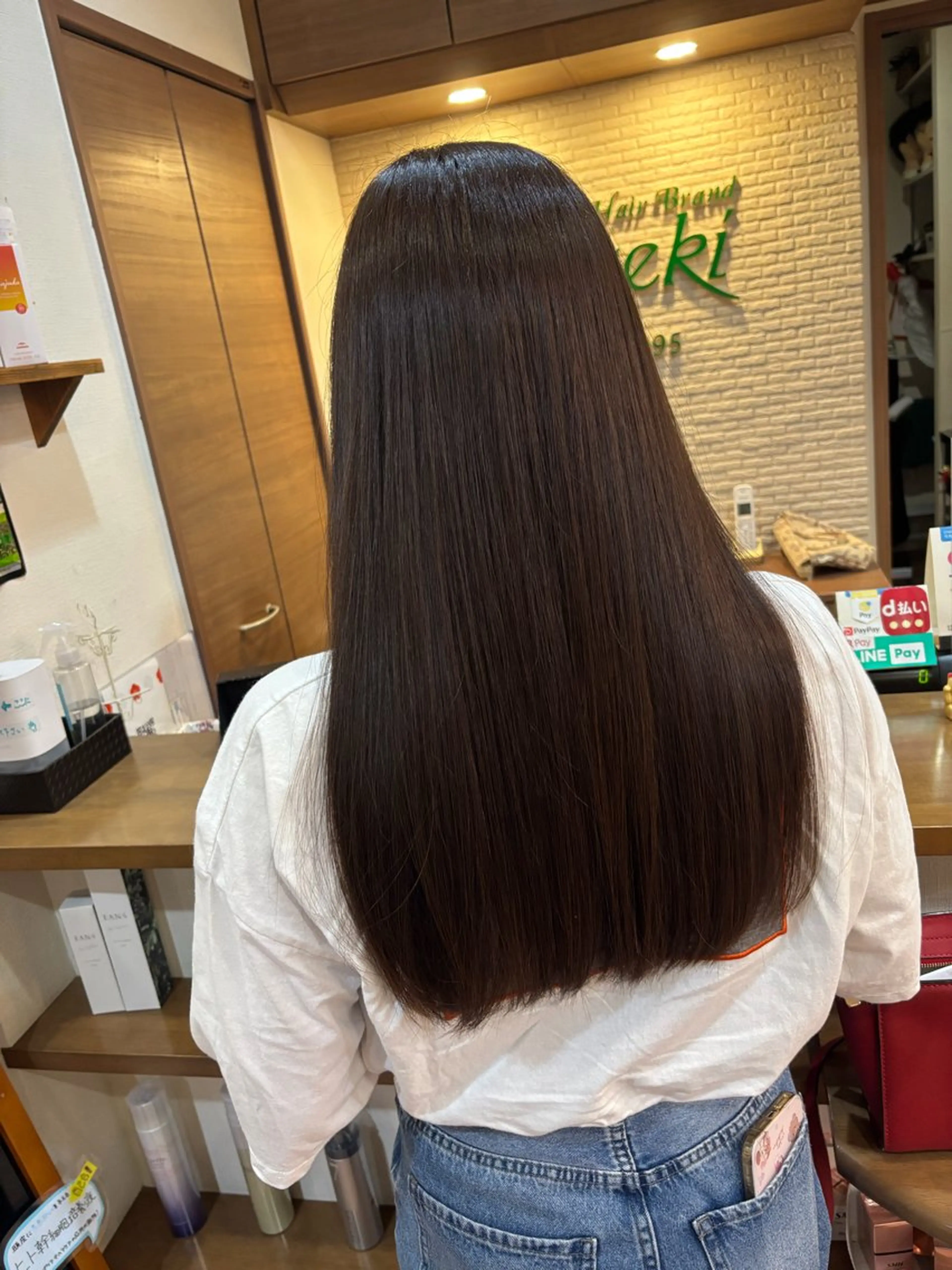 カット+カラー＋髪質改善トリートメントの写真