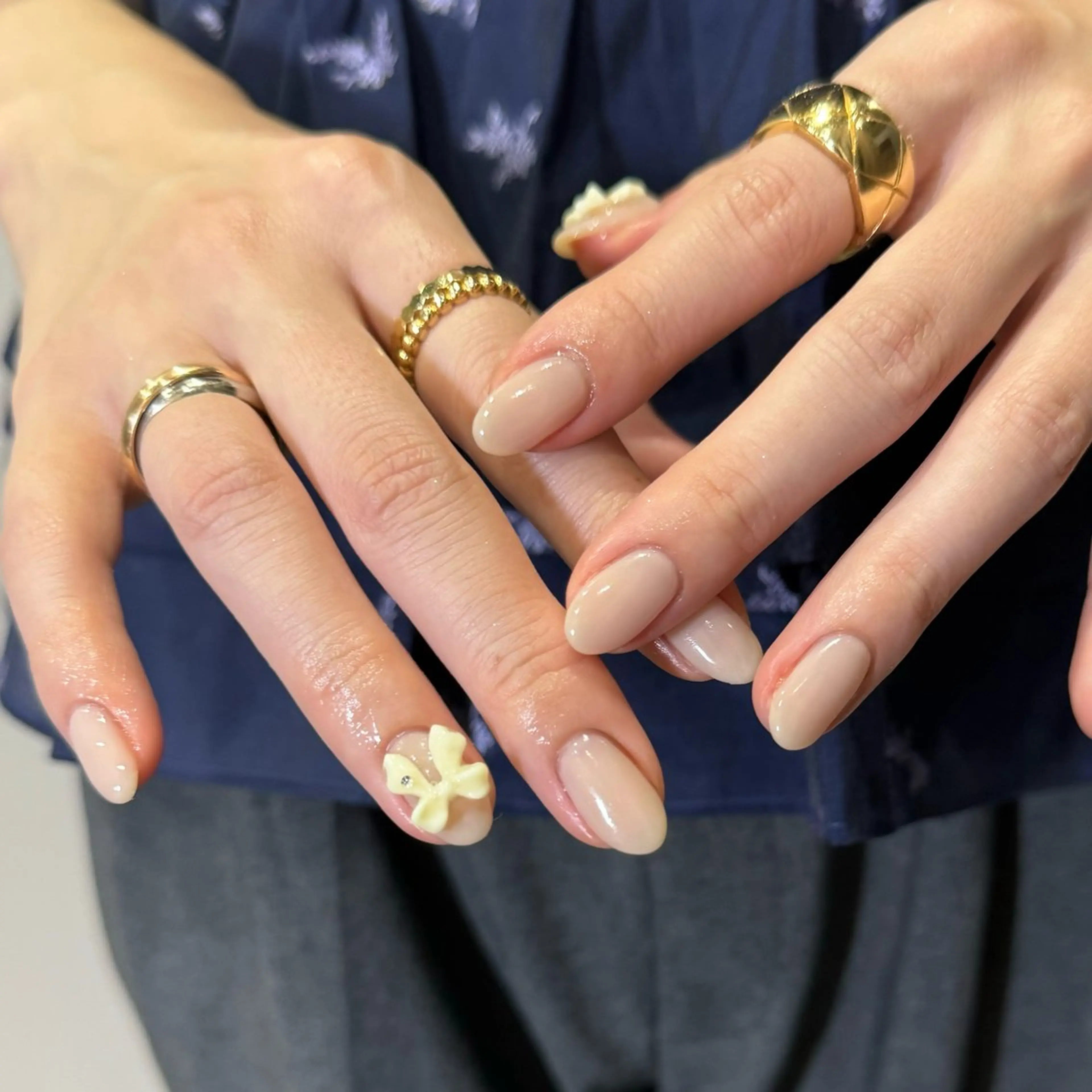 ネイル リボン ハンドネイル Tigris. sadamotoのネイルデザイン