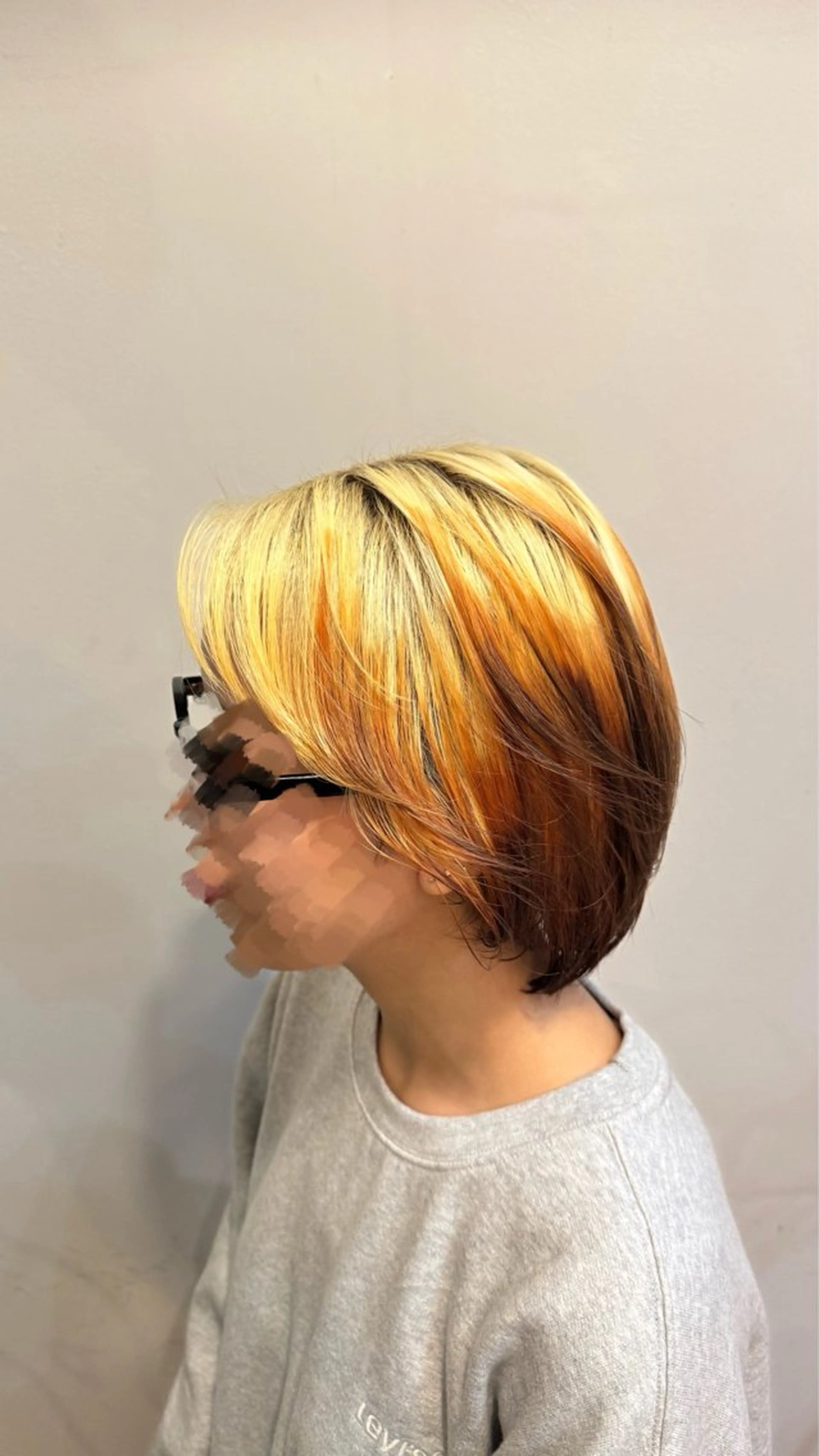 エフェクトブリーチ＋カラーの写真