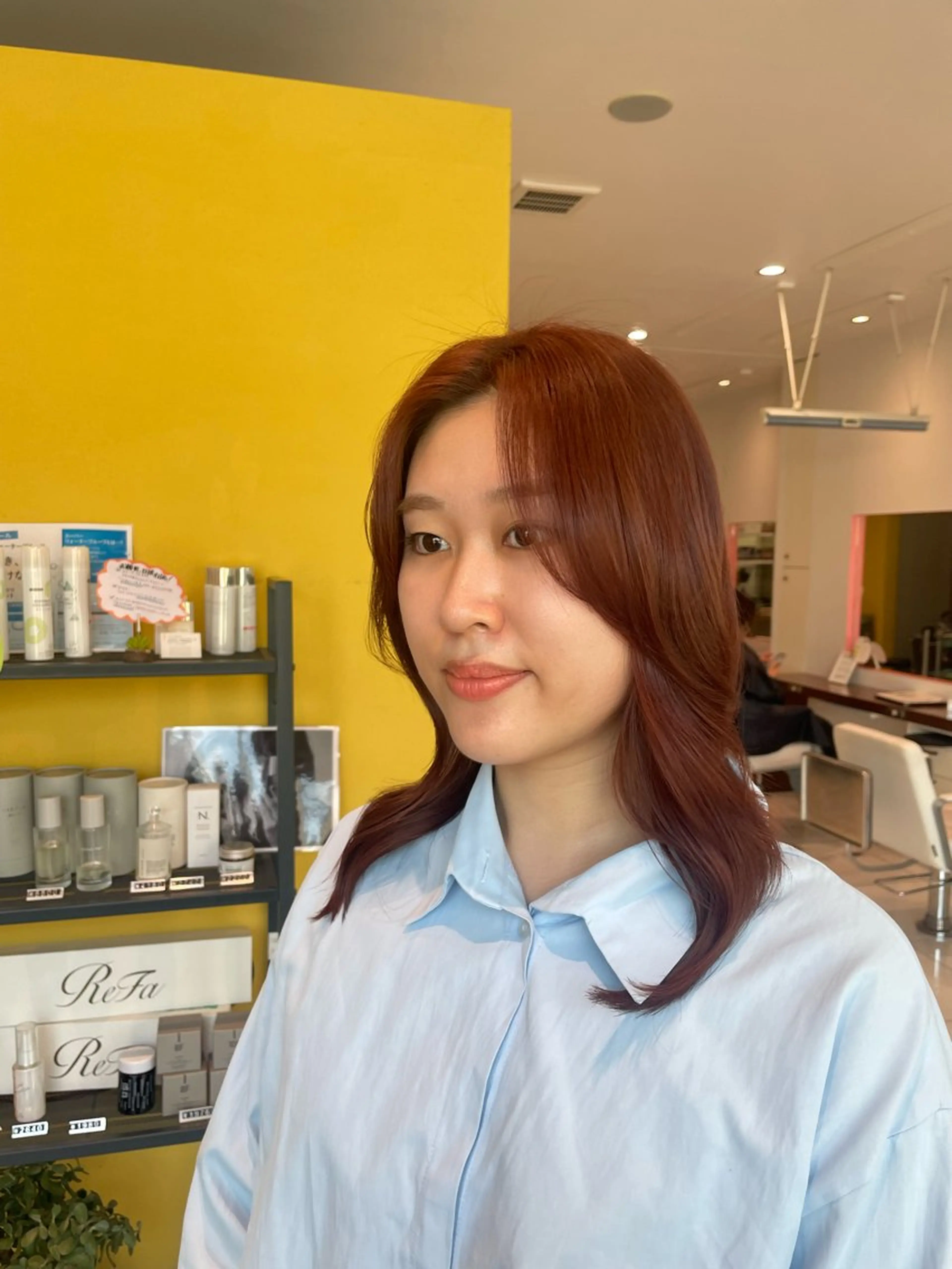 カラー オレンジ オレンジピンク ピンクカラー ヘアカラー トリートメント 🌷ヘアメイク美容師 Yuka🌷のその他イメージ