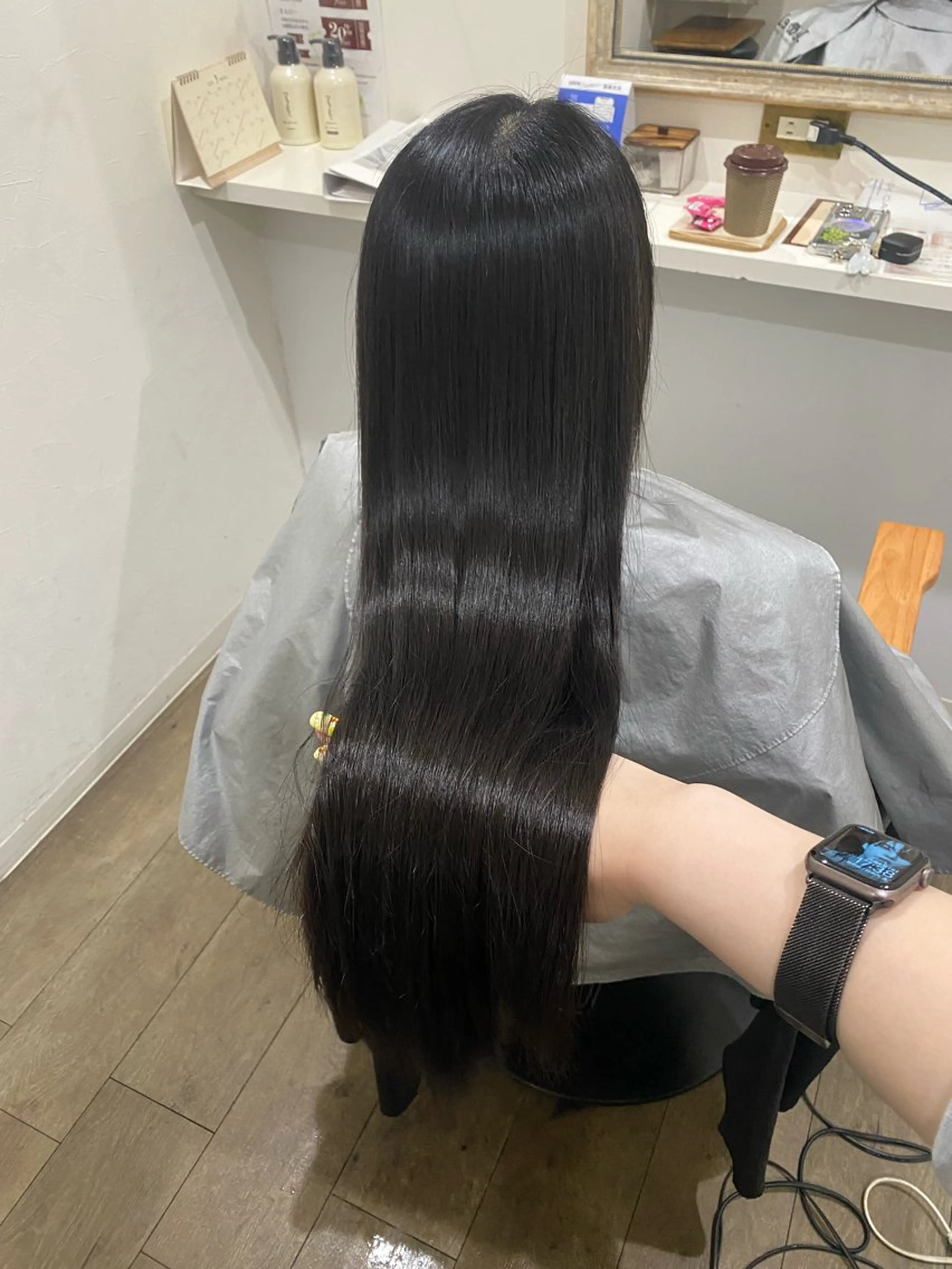 ロング カット 縮毛矯正 Jewel Box東梅田所属・髪質改善サロン 梅田/ヨナミネのヘアスタイル