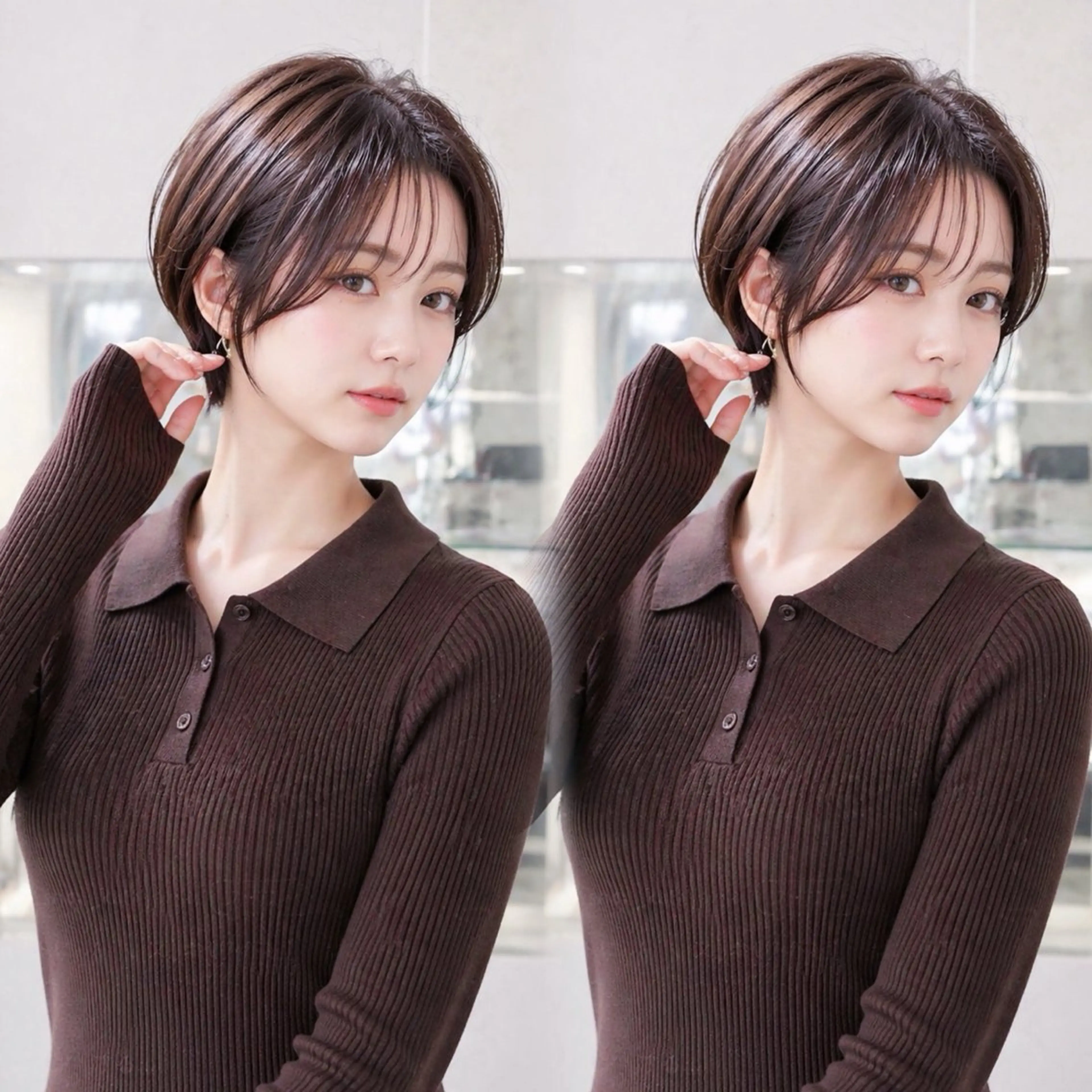 ショート カット トリートメント 透明感カラー💎✨/ 梅田/KUREAのヘアスタイル