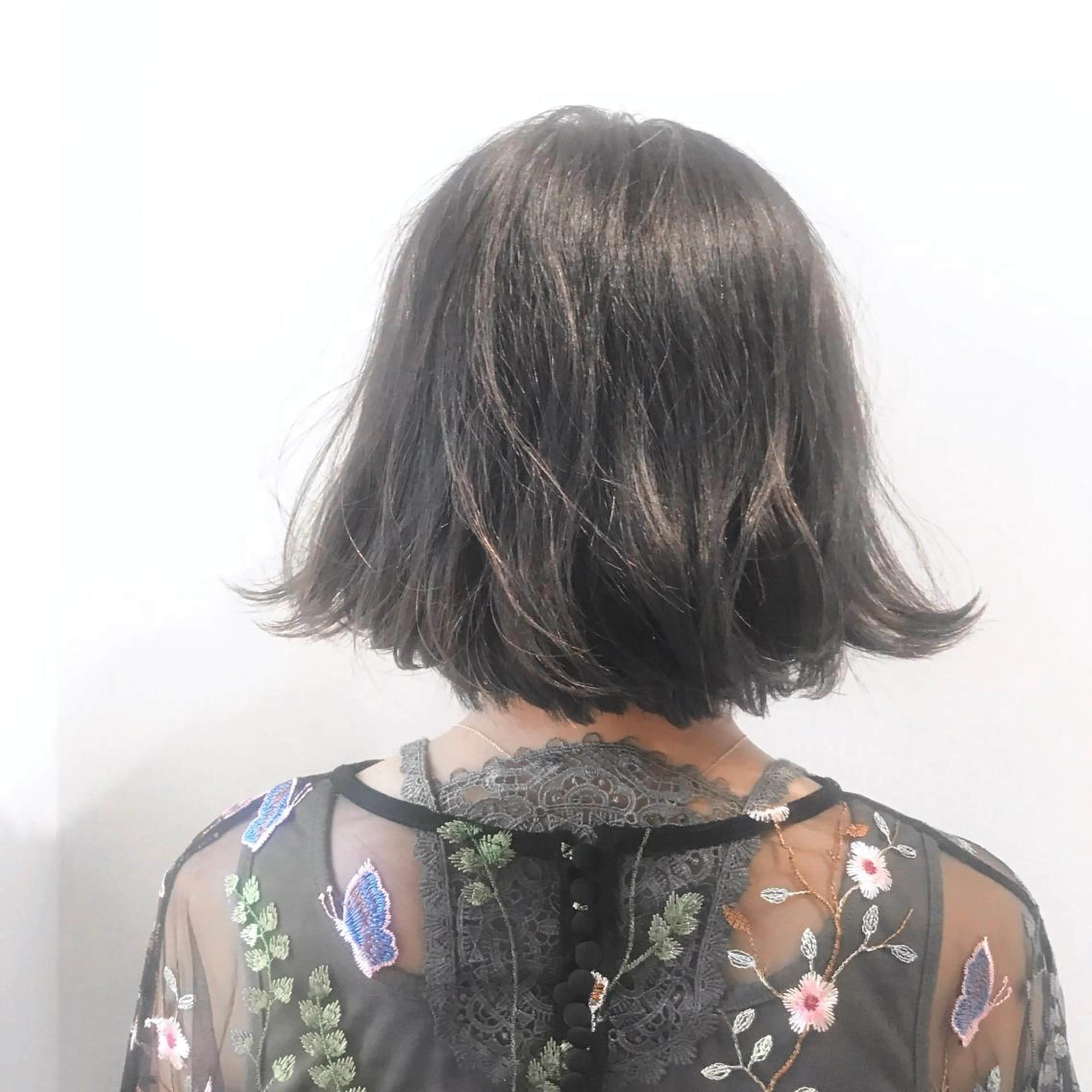 ショート カラー 透明感カラー グレージュ ブリーチなし透け感/ マンツーマン/Ryoのヘアスタイル