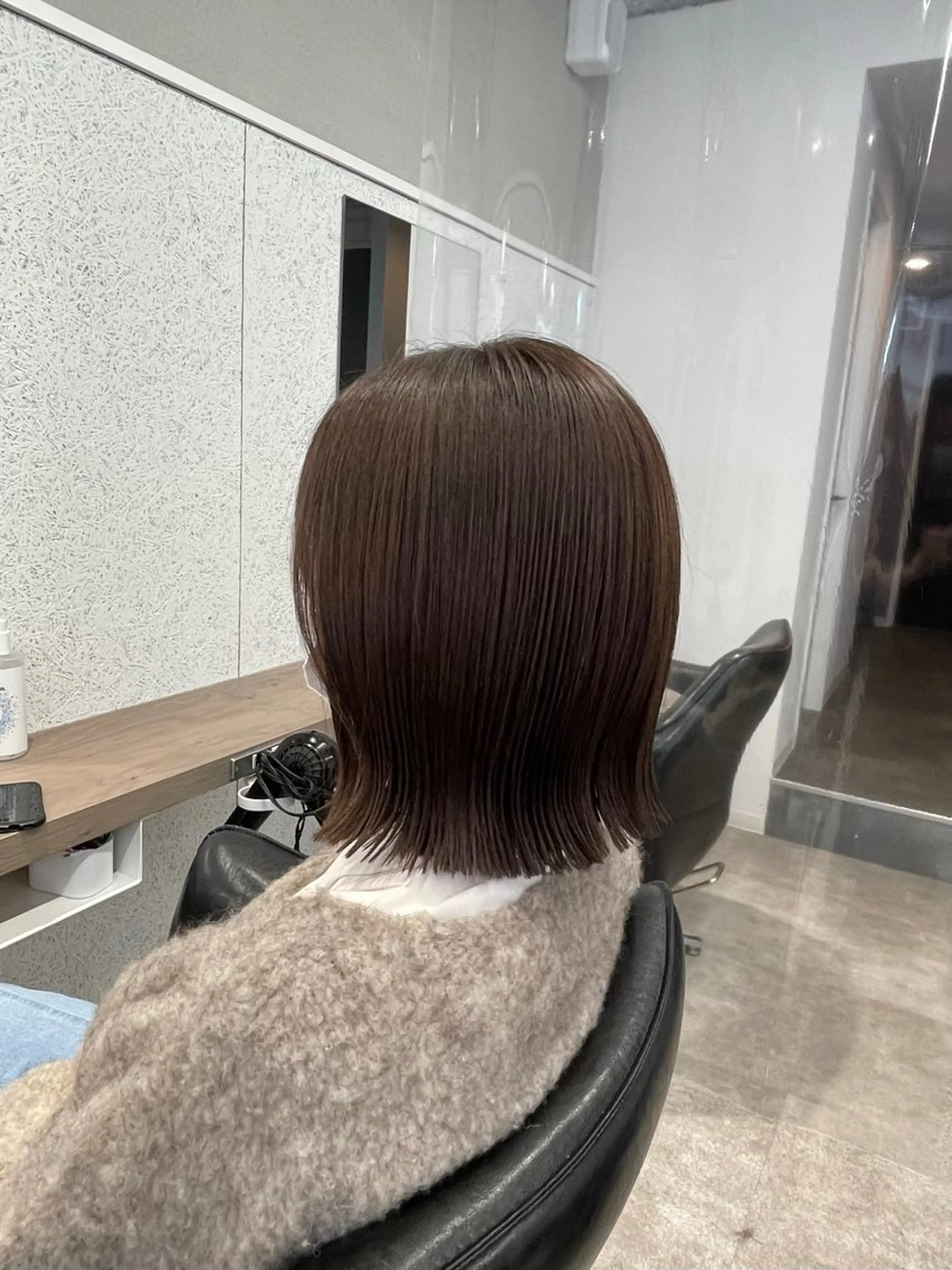 ミディアム カラー カット ヘアカラー トリートメント 透明感カラー/艶髪 ♥柏谷菜穂♥のヘアスタイル