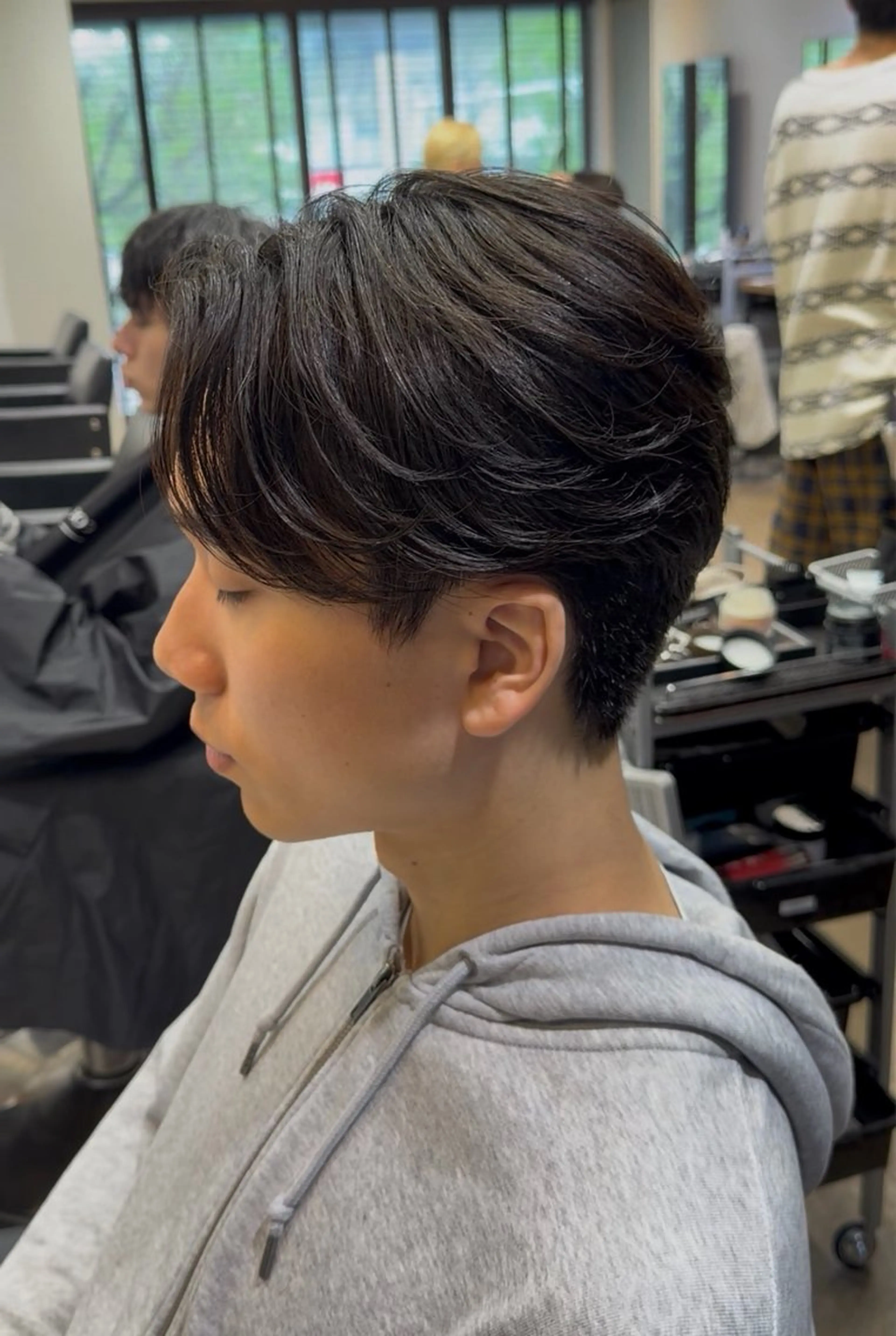 ショート カット パーマ パーマ、縮毛矯正特化 松本真那斗のヘアスタイル