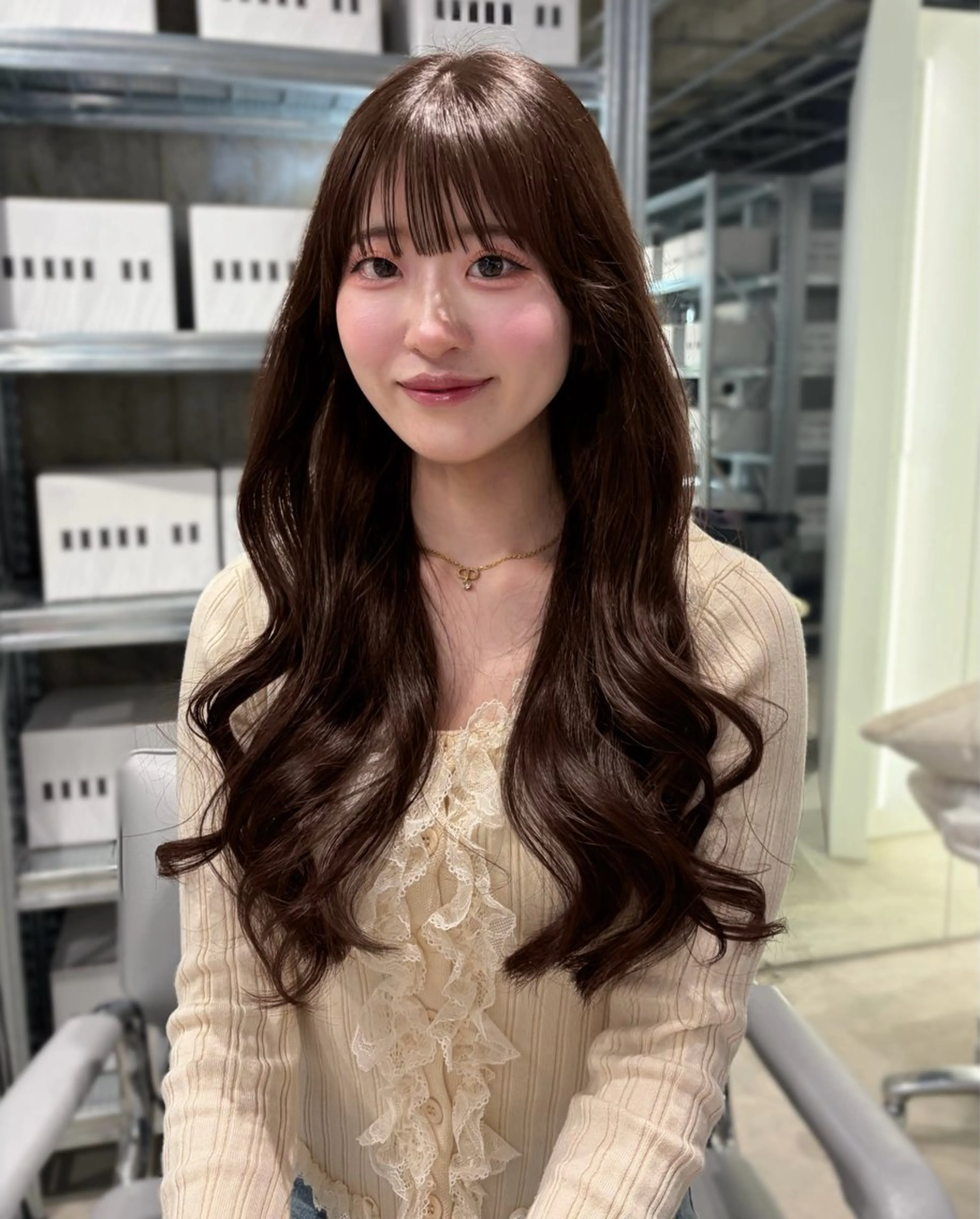 ロング カラー カット ヘアカラー トリートメント ダブルカラー/レイヤ ーカット 🤍ゆきなのヘアスタイル