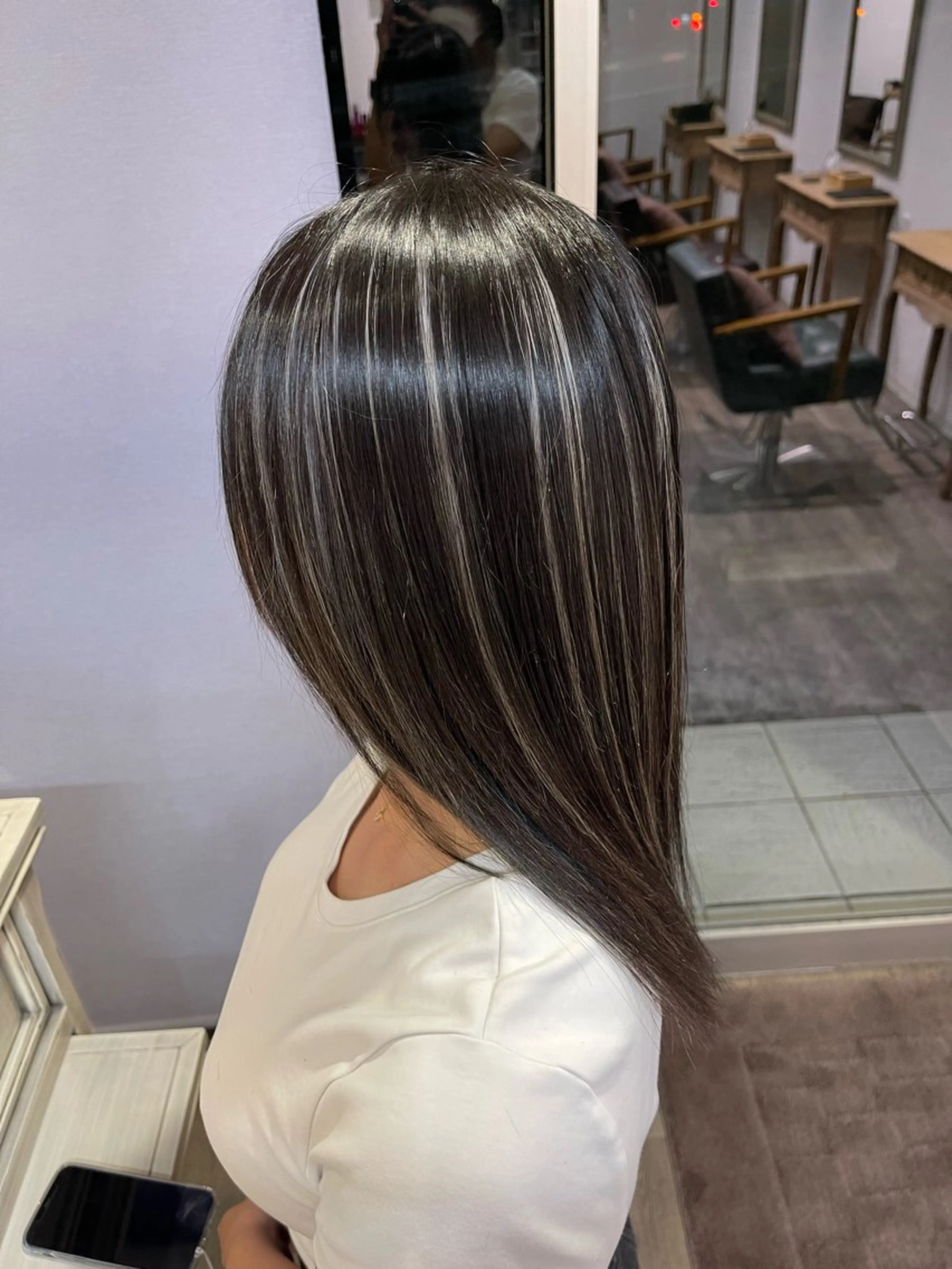 セミロング カラー ヘアカラー Felice Erikaのヘアスタイル