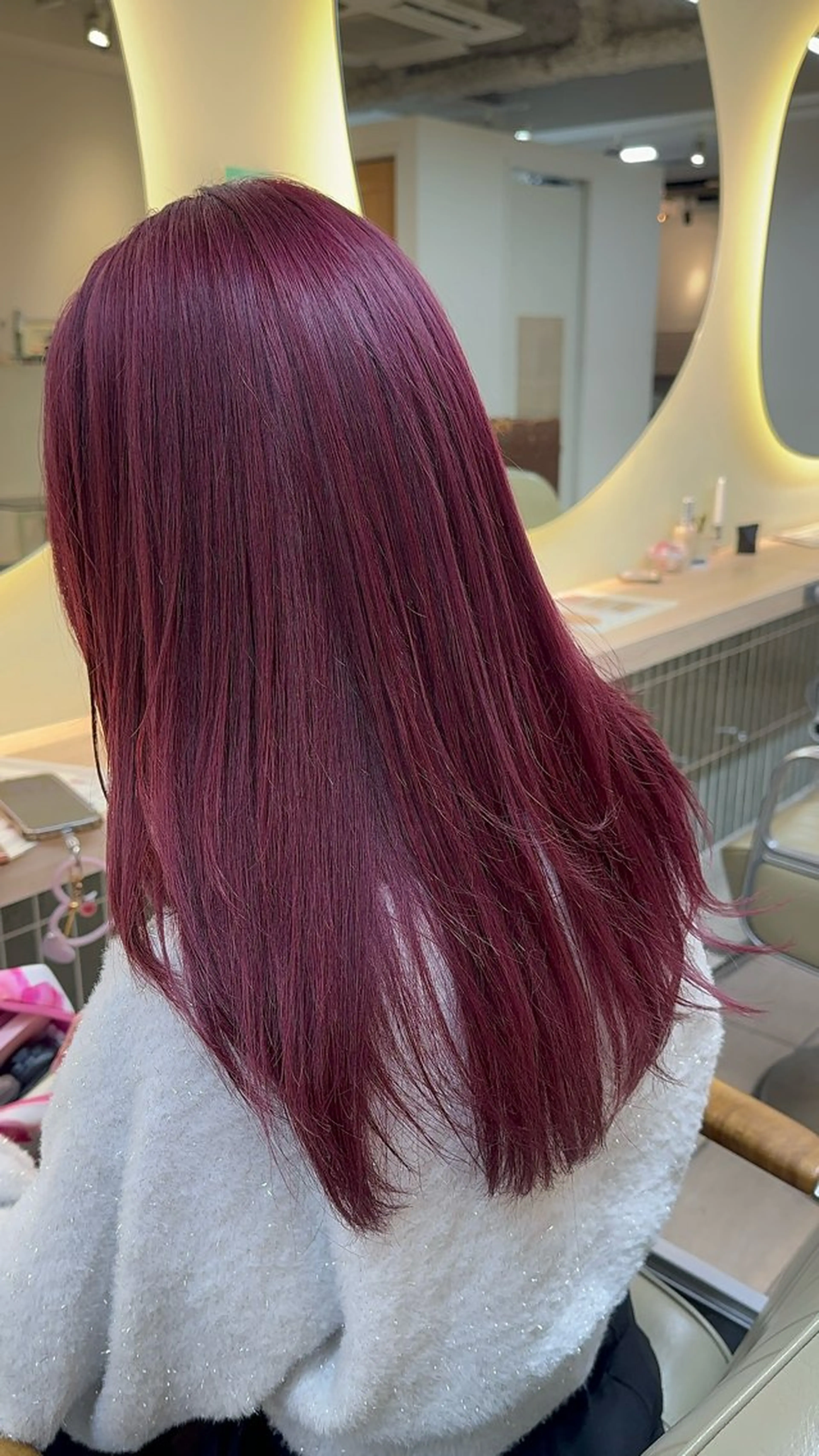 セミロング カラー ベージュカラー 透明感カラー 韓国風カラー ラベンダーカラー ラベンダーピンク ヘアカラー Lian Tokyo所属・樋口 将輝のヘアスタイル