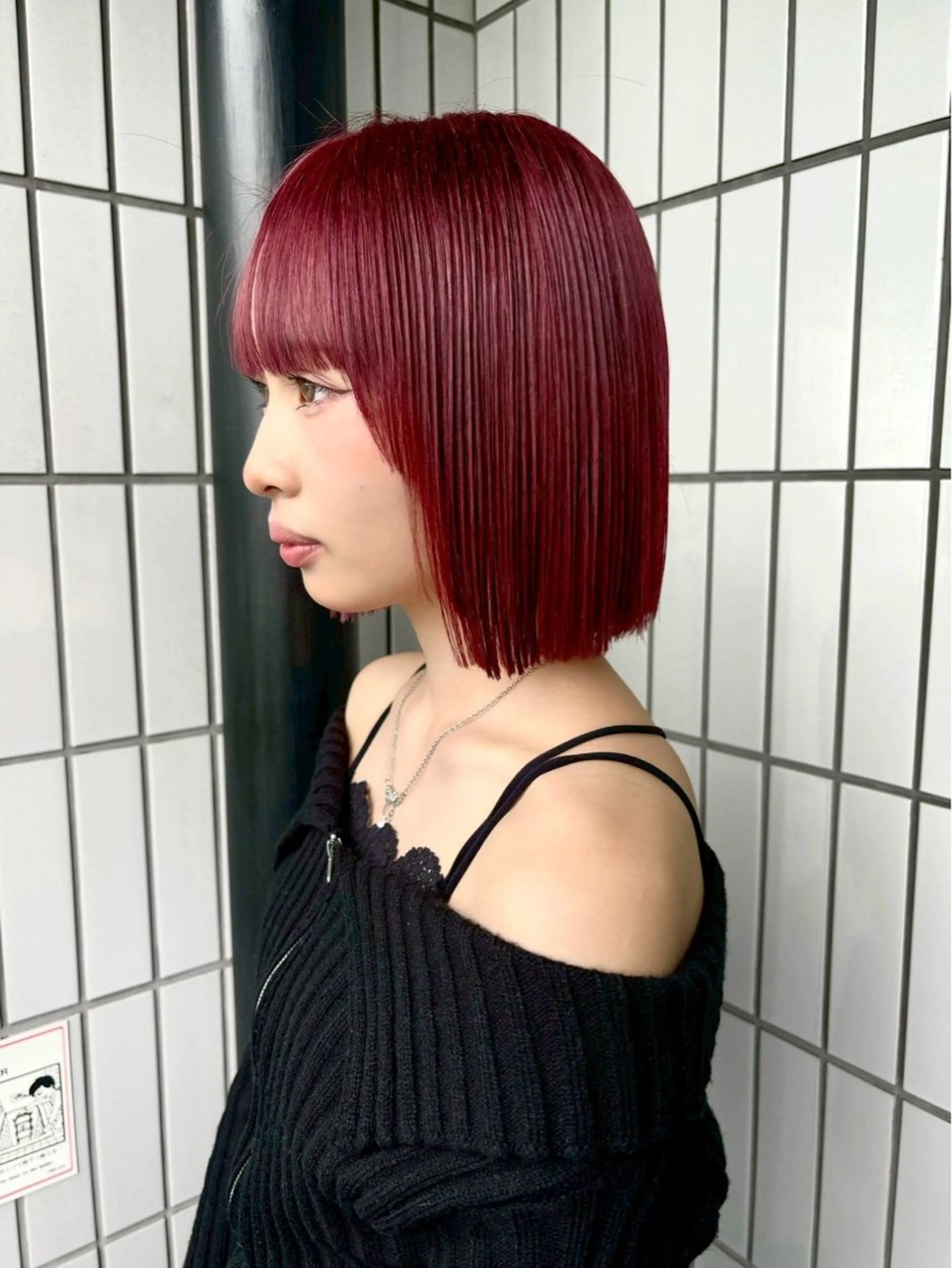 ミディアム カラー ベージュカラー ブリーチ ボルドーカラー ブラウンカラー カシス ヘアカラー トリートメント 🦋ナチュラルカラー /ブリーチ🥀恵佑のヘアスタイル