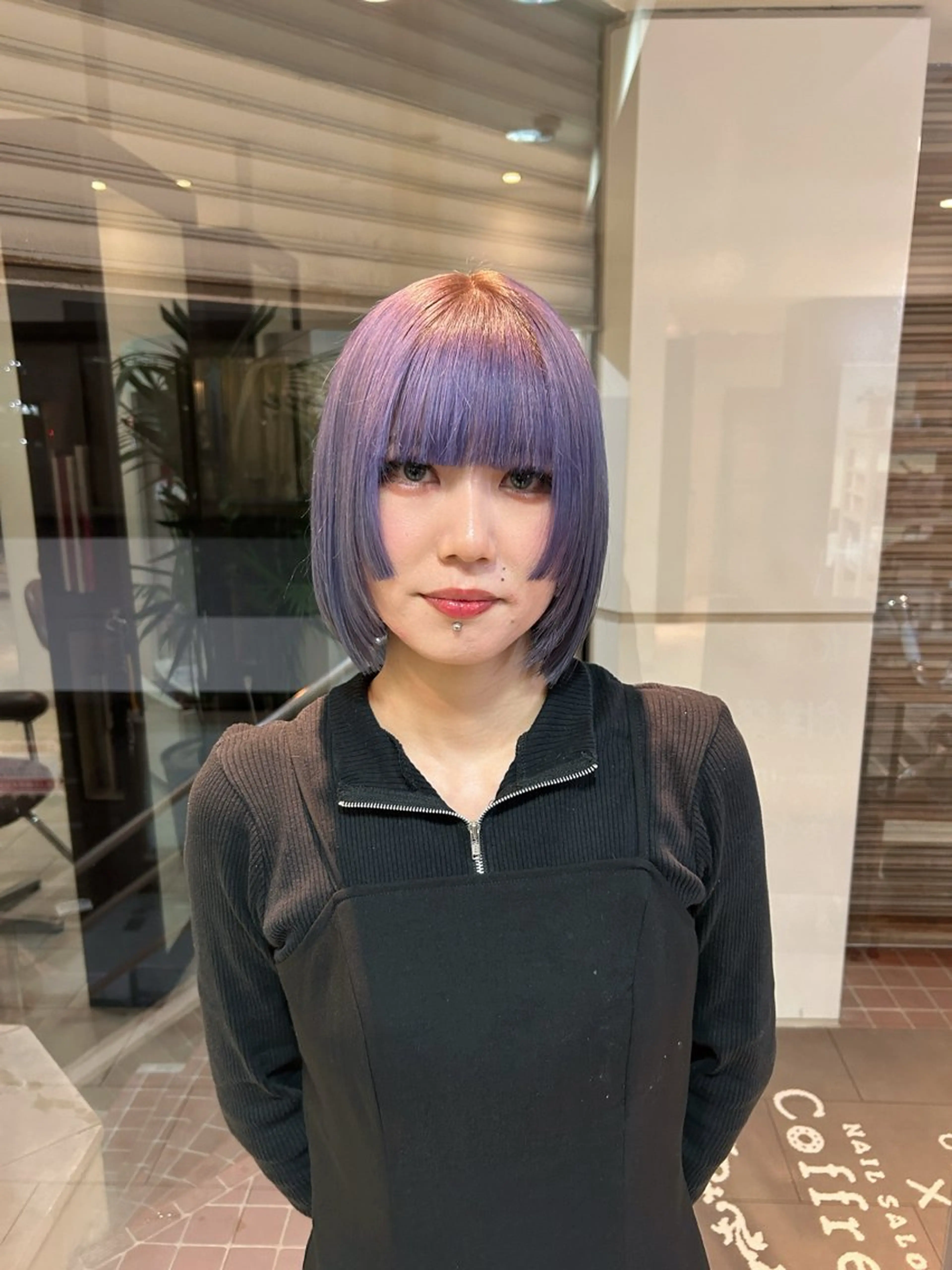 ショート カラー ヘアカラー トリートメント 甲斐 司のヘアスタイル